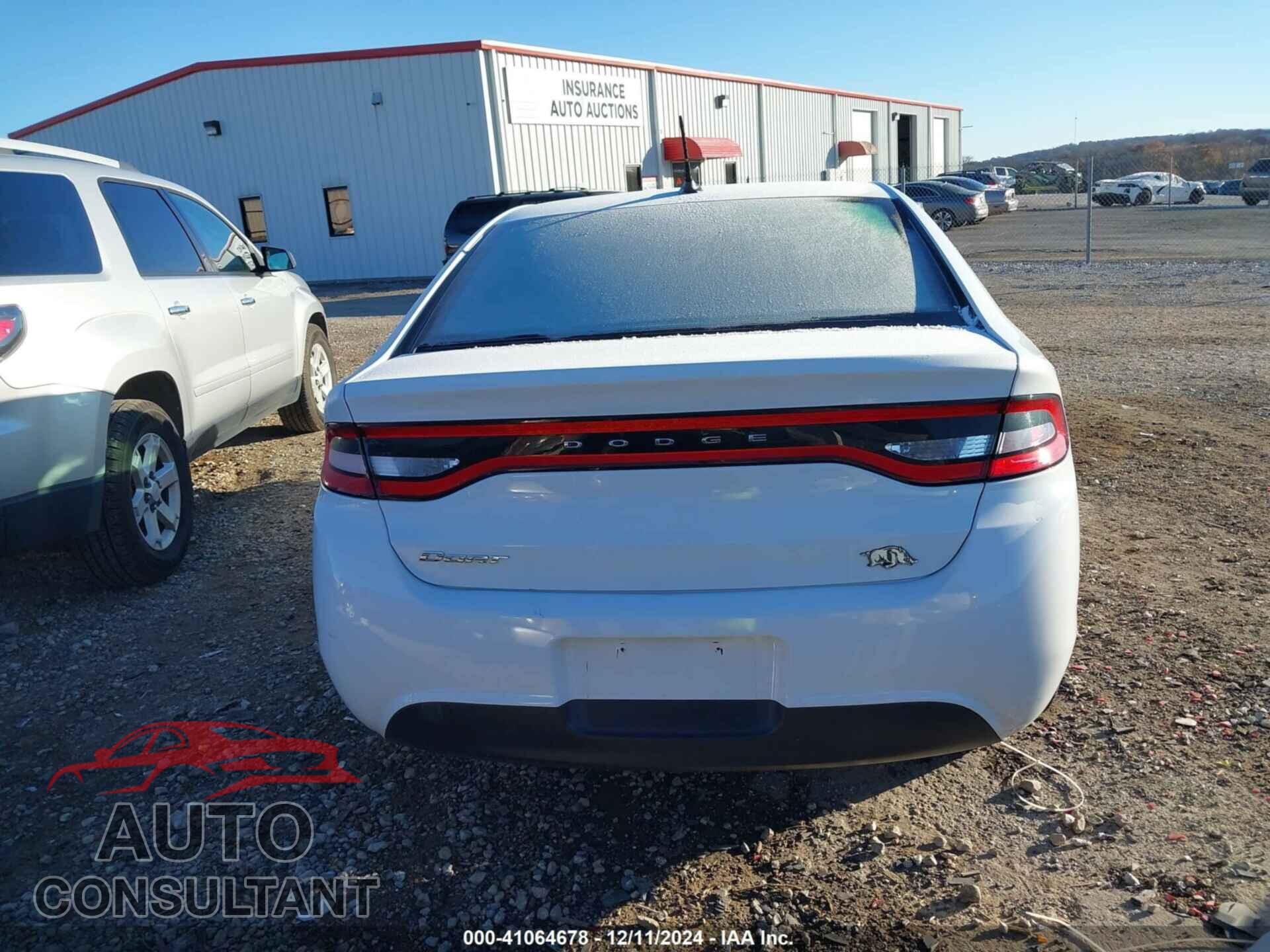 DODGE DART 2015 - 1C3CDFAAXFD378974