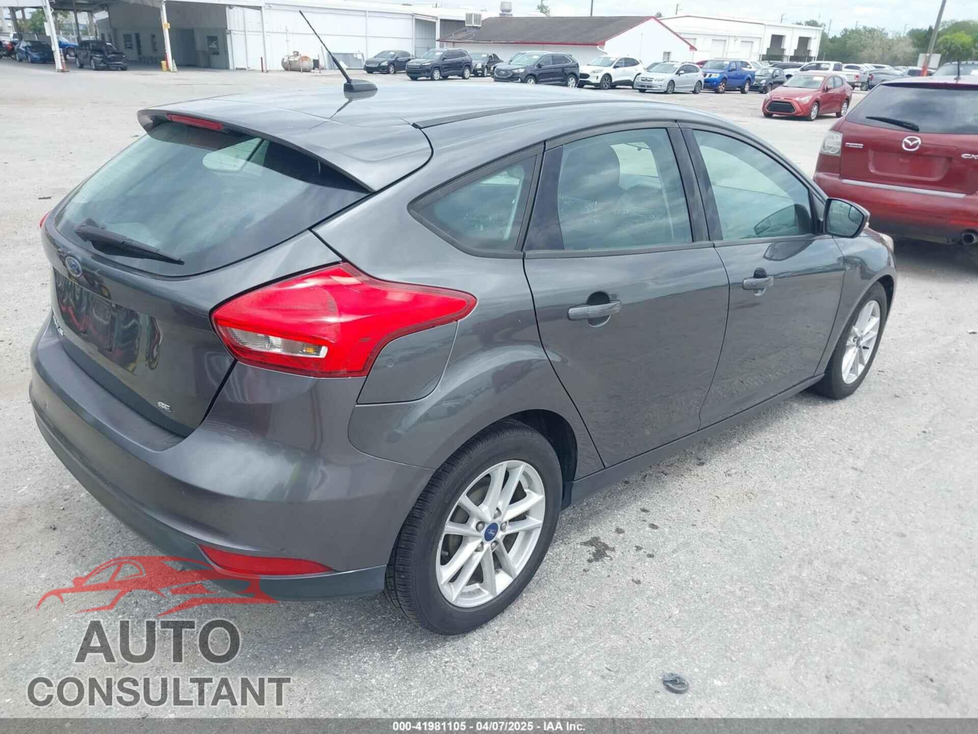 FORD FOCUS 2017 - 1FADP3K25HL278910