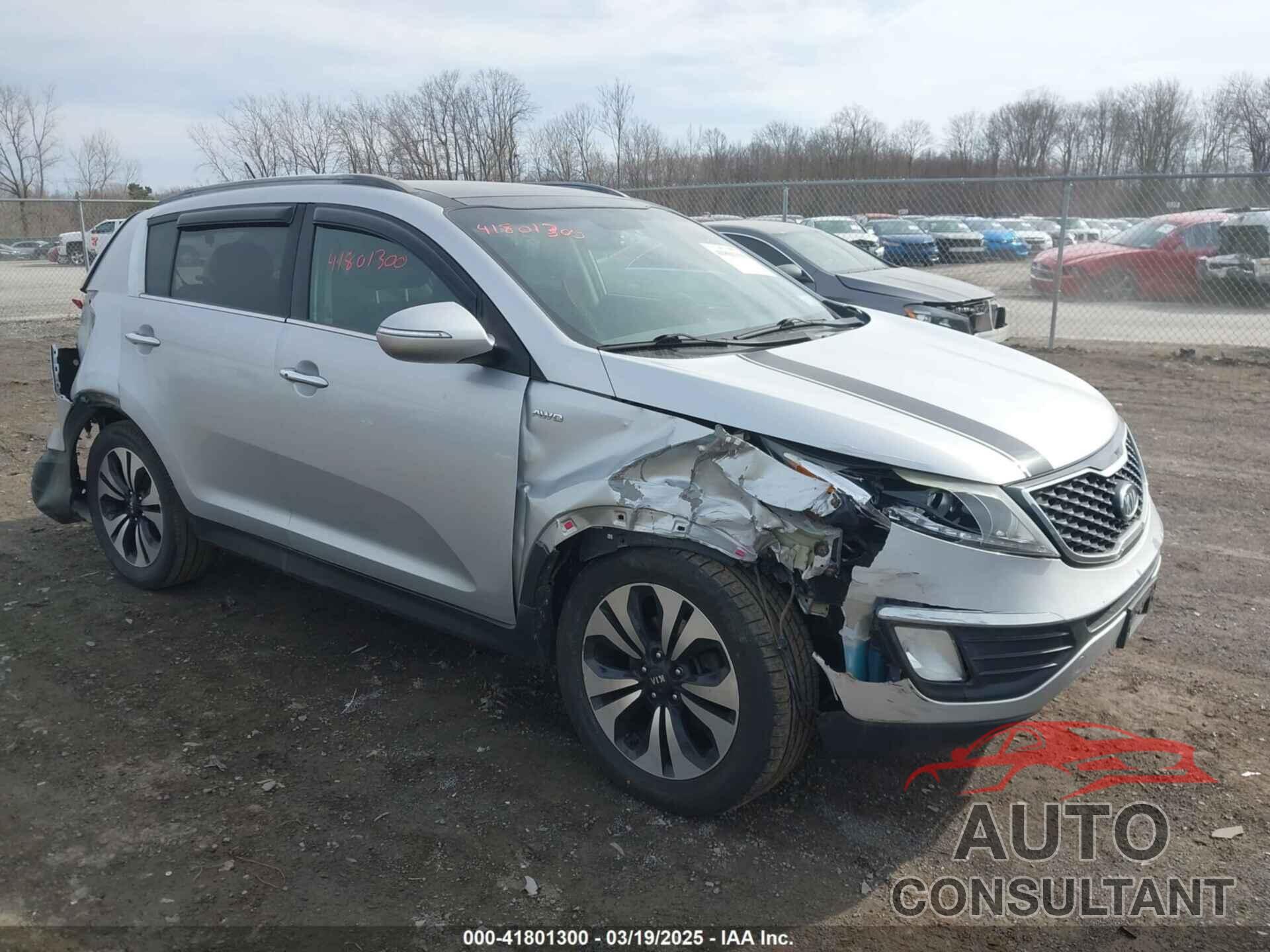 KIA SPORTAGE 2012 - KNDPCCA6XC7178861
