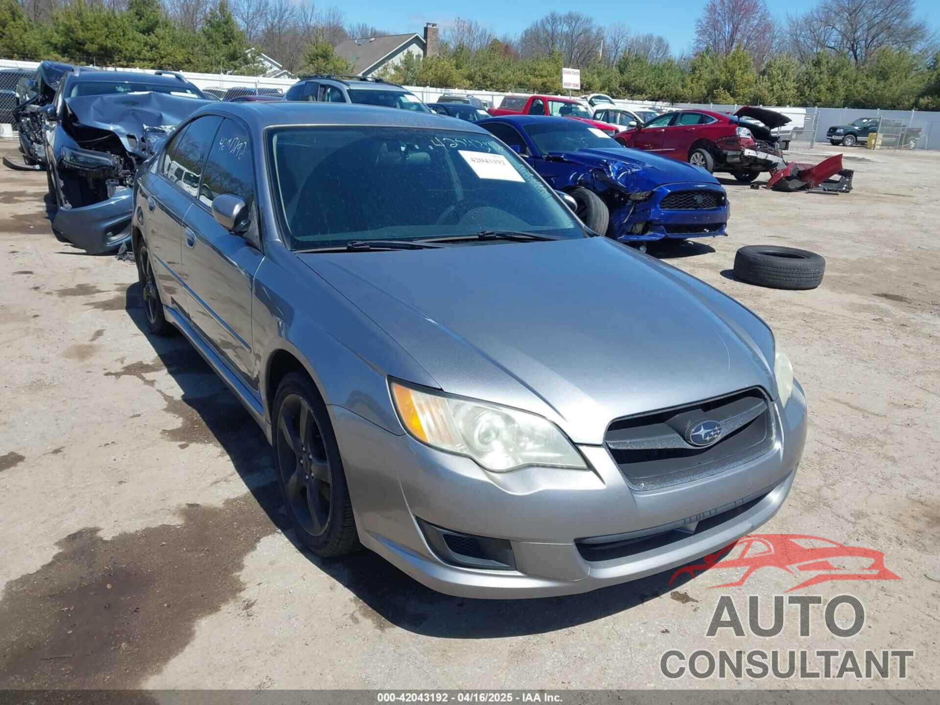 SUBARU LEGACY 2009 - 4S3BL616597228392
