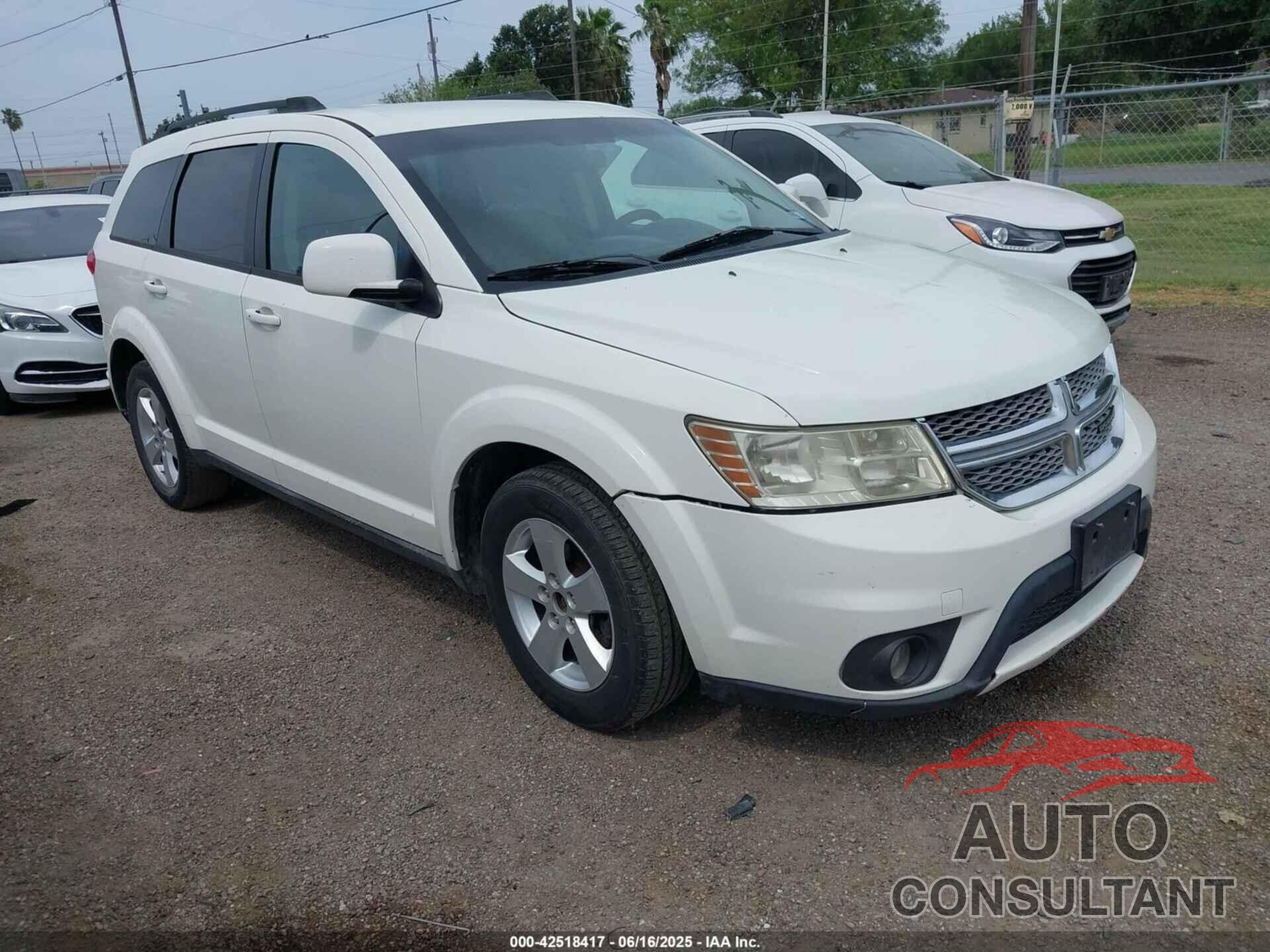 DODGE JOURNEY 2012 - 3C4PDCBG0CT204500