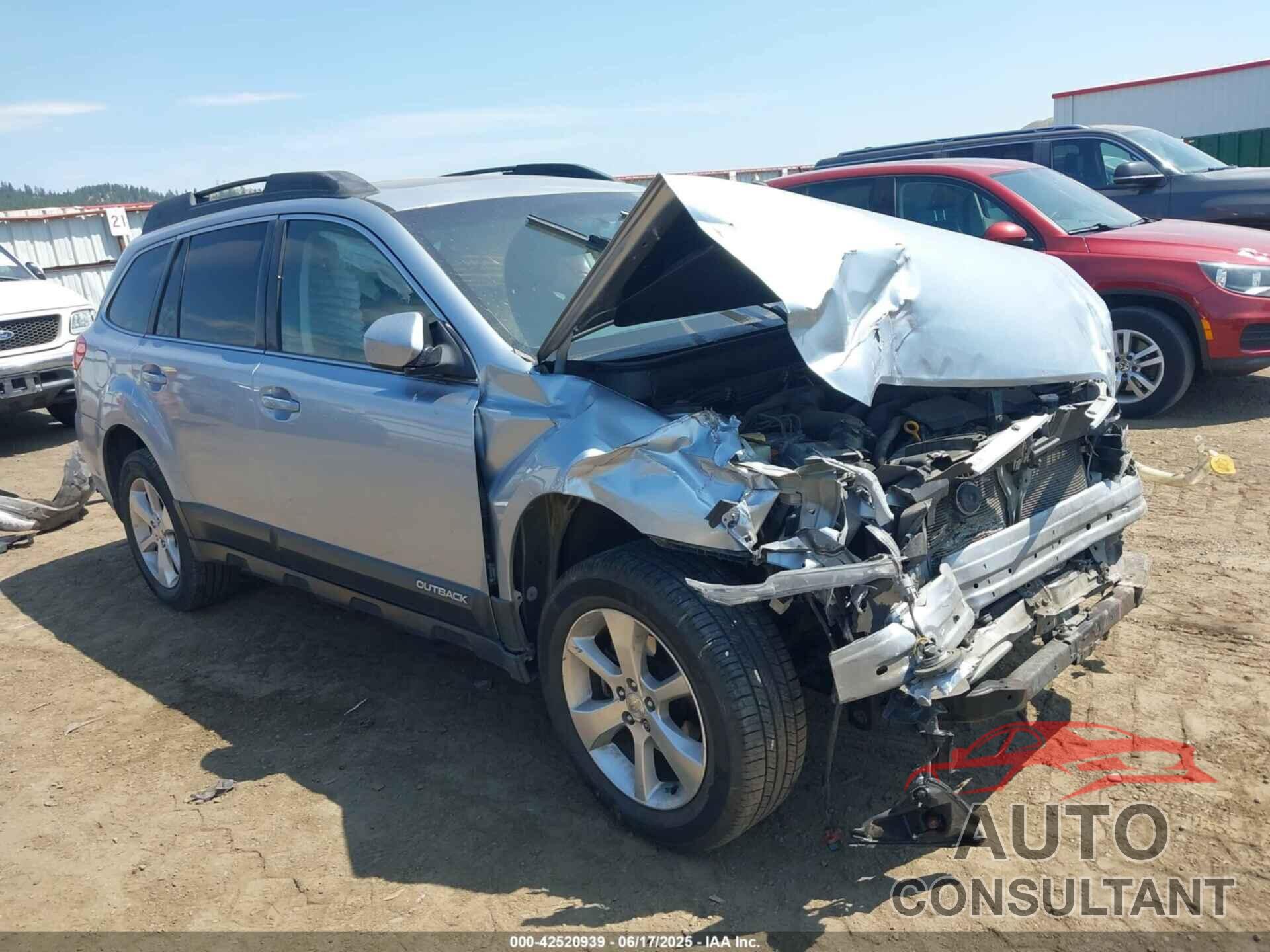 SUBARU OUTBACK 2014 - 4S4BRBLC7E3302256