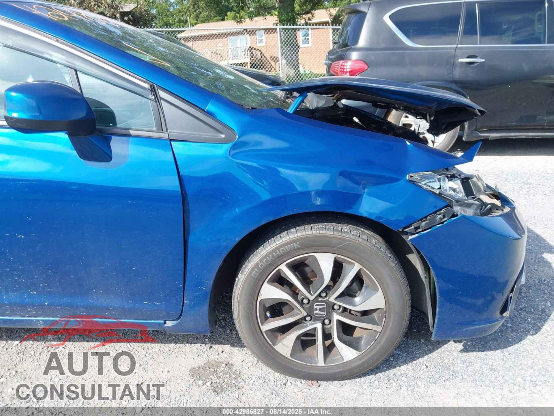 HONDA CIVIC 2013 - 19XFB2F89DE082496