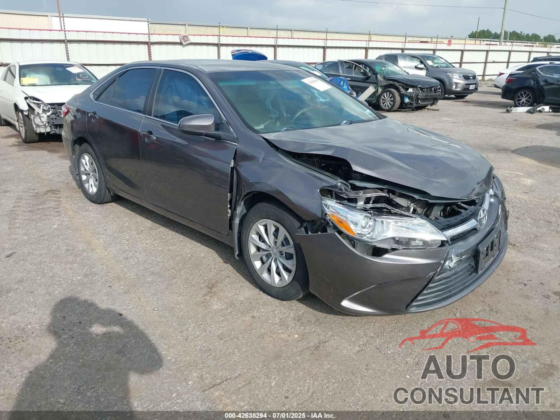 TOYOTA CAMRY 2016 - 4T4BF1FK9GR534513