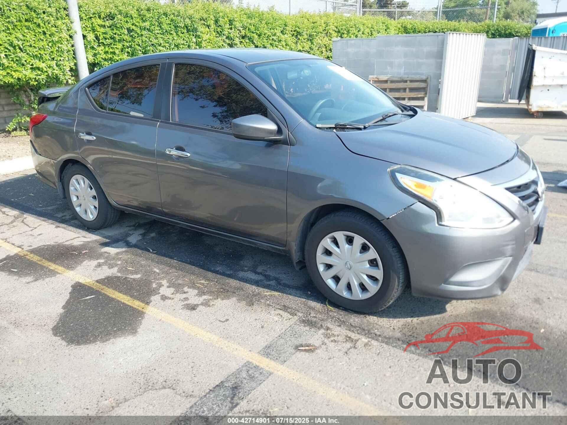 NISSAN VERSA 2016 - 3N1CN7AP5GL846580