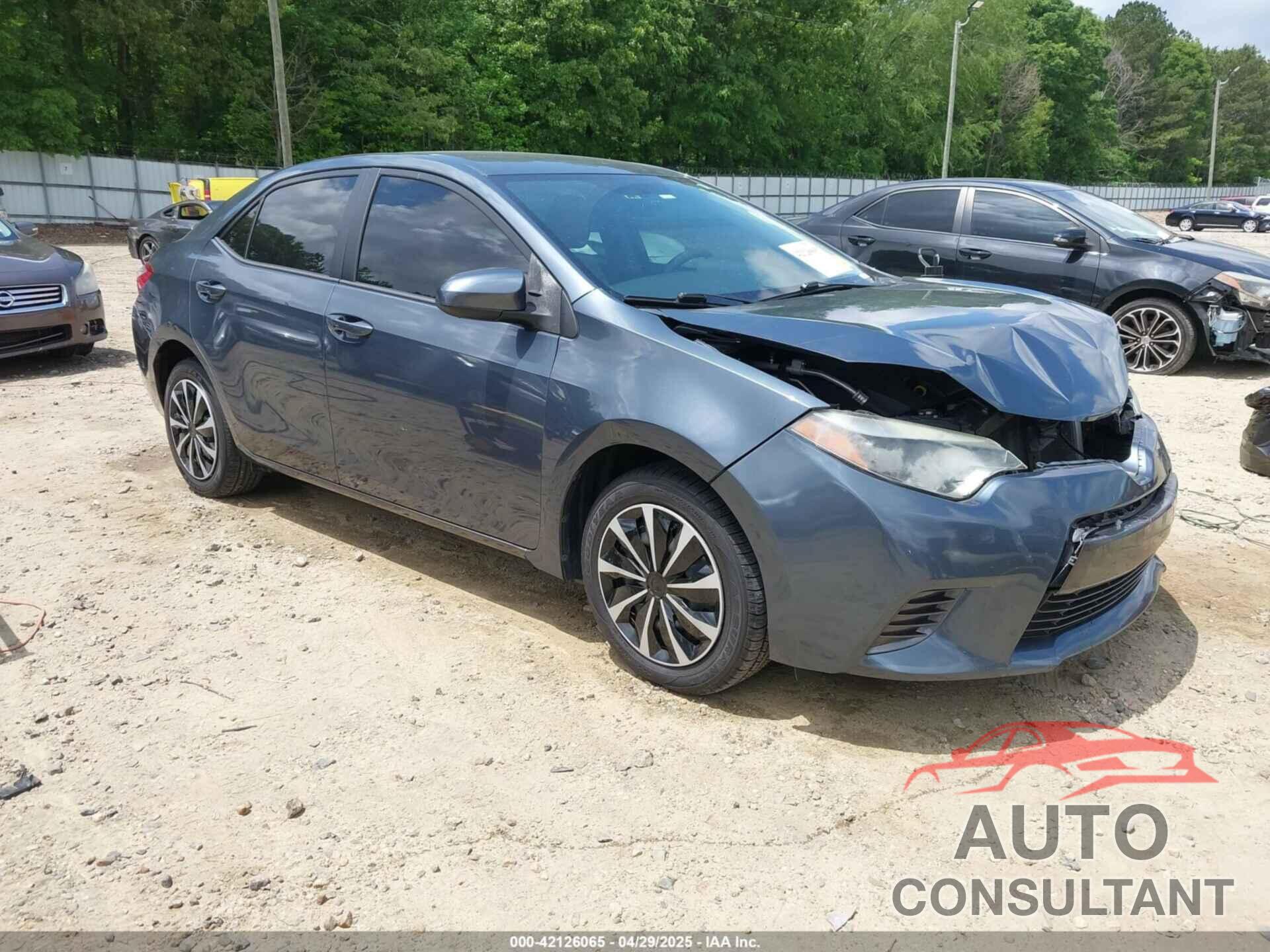 TOYOTA COROLLA 2016 - 5YFBURHE3GP376189
