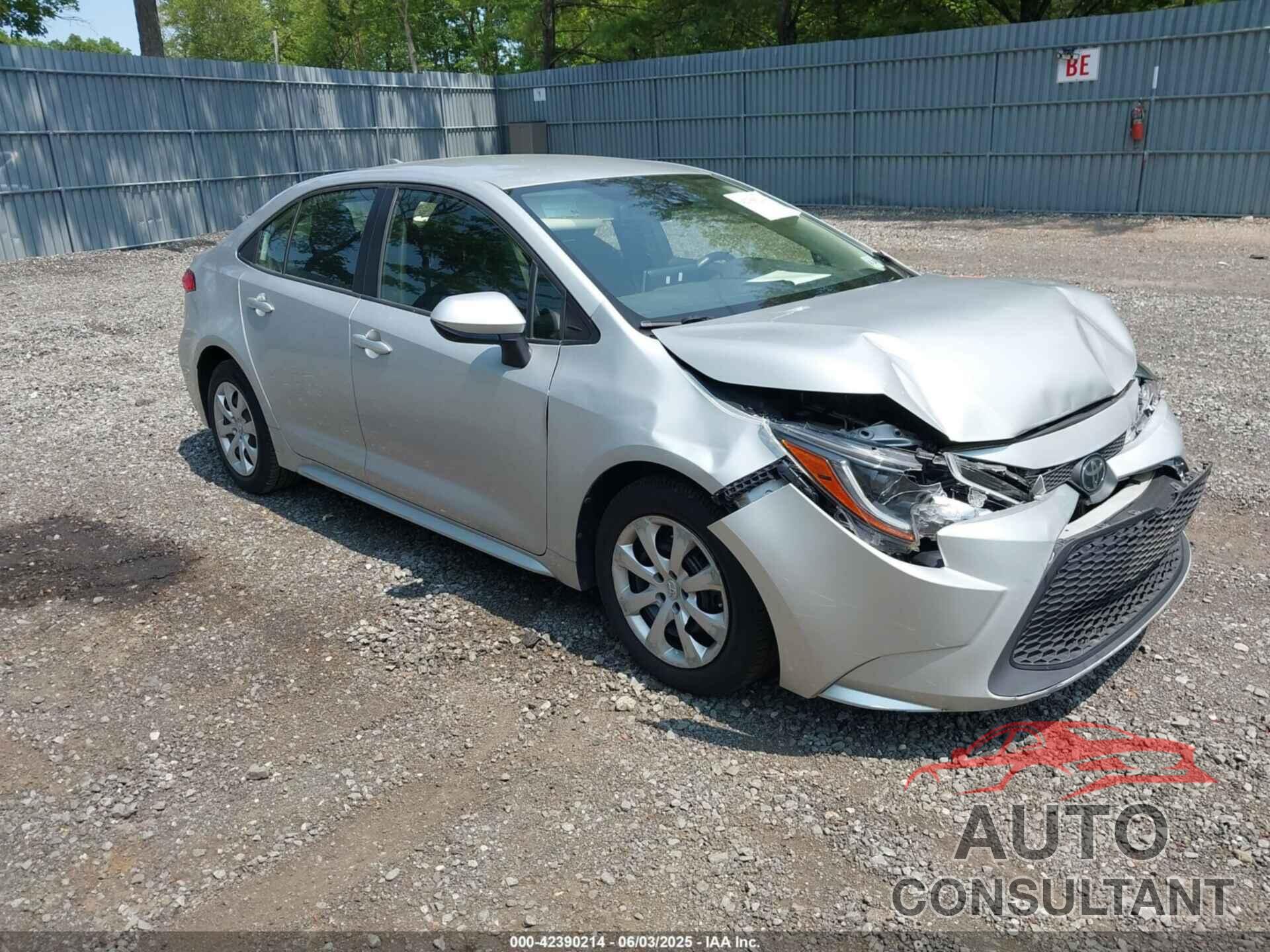 TOYOTA COROLLA 2020 - JTDEPRAE8LJ008300