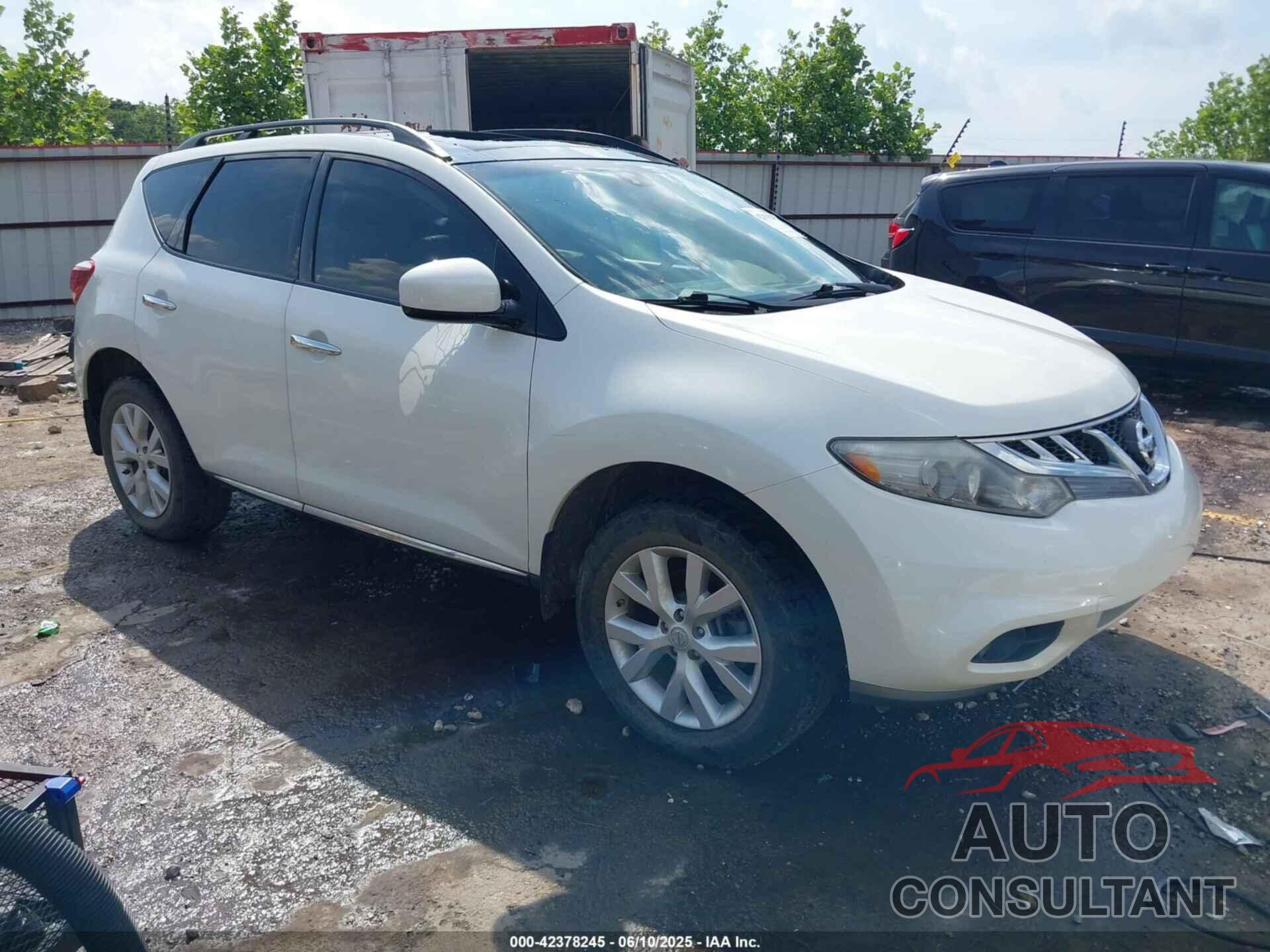 NISSAN MURANO 2012 - JN8AZ1MU1CW109263