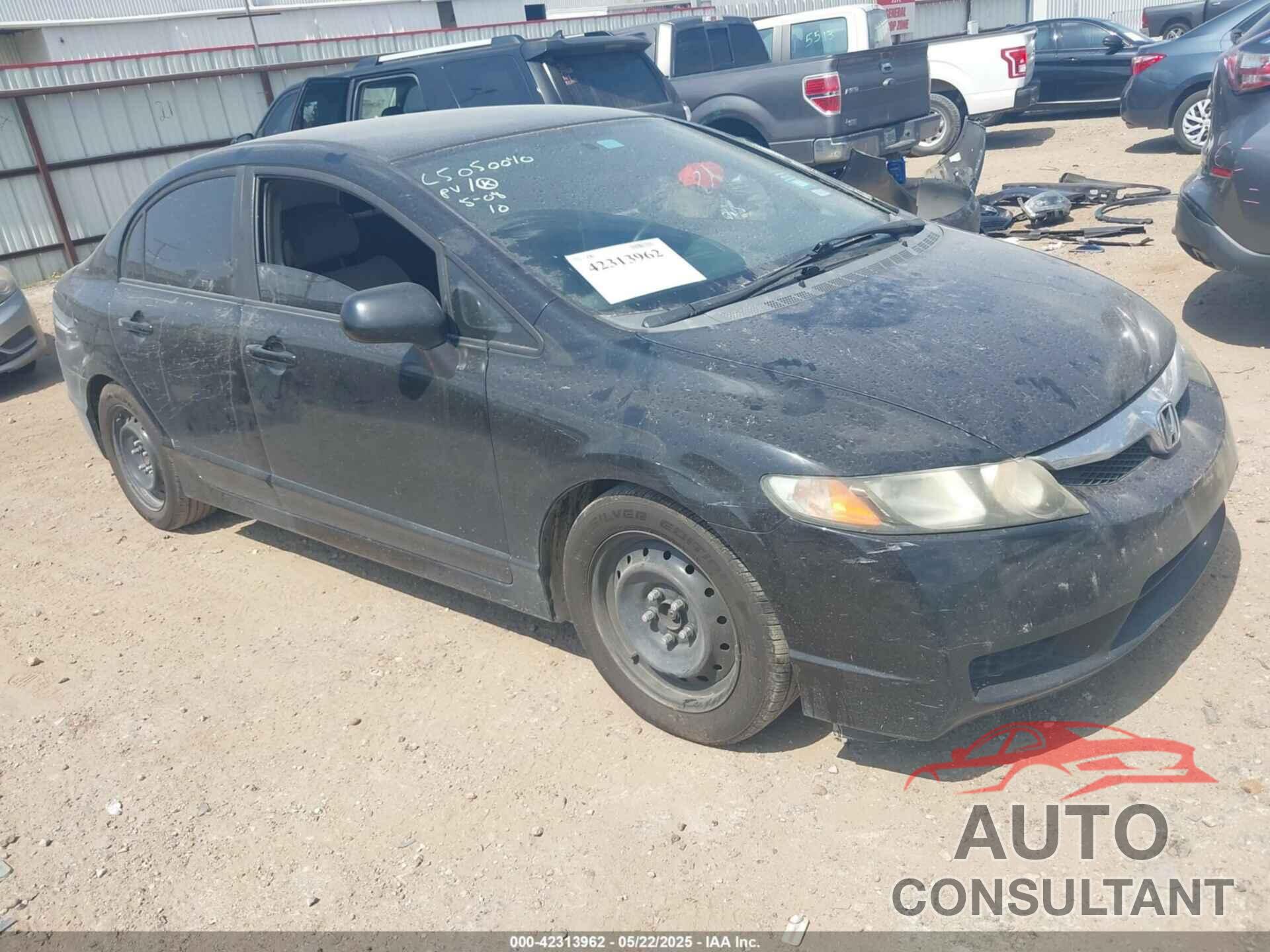 HONDA CIVIC 2010 - 19XFA1F53AE012023
