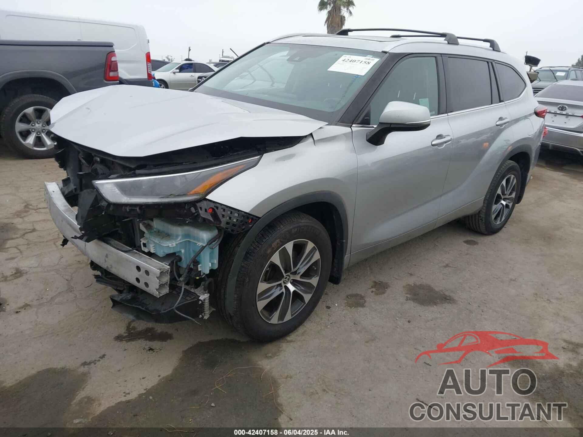 TOYOTA HIGHLANDER 2021 - 5TDHZRBH8MS142051