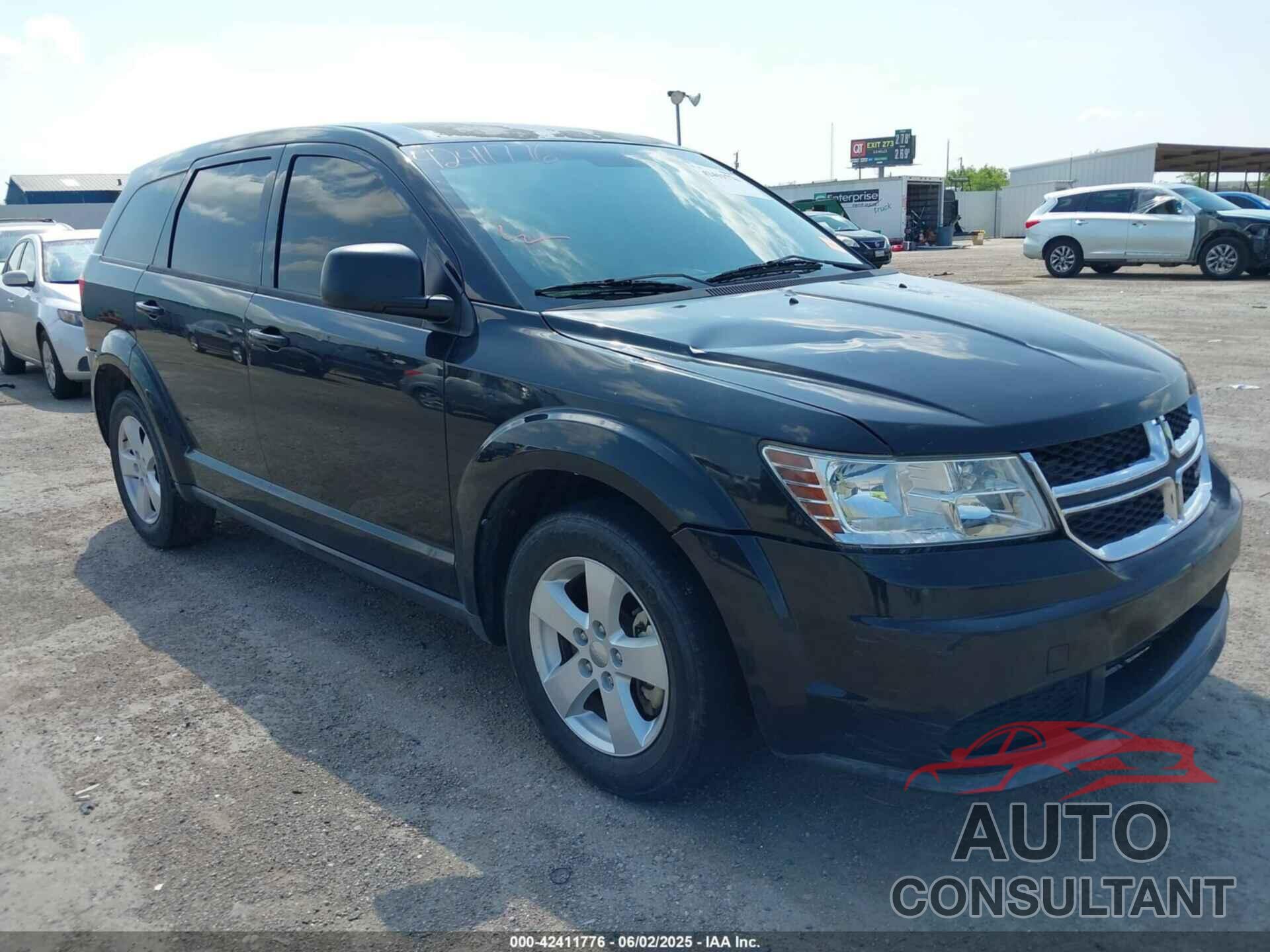 DODGE JOURNEY 2013 - 3C4PDCAB8DT509671