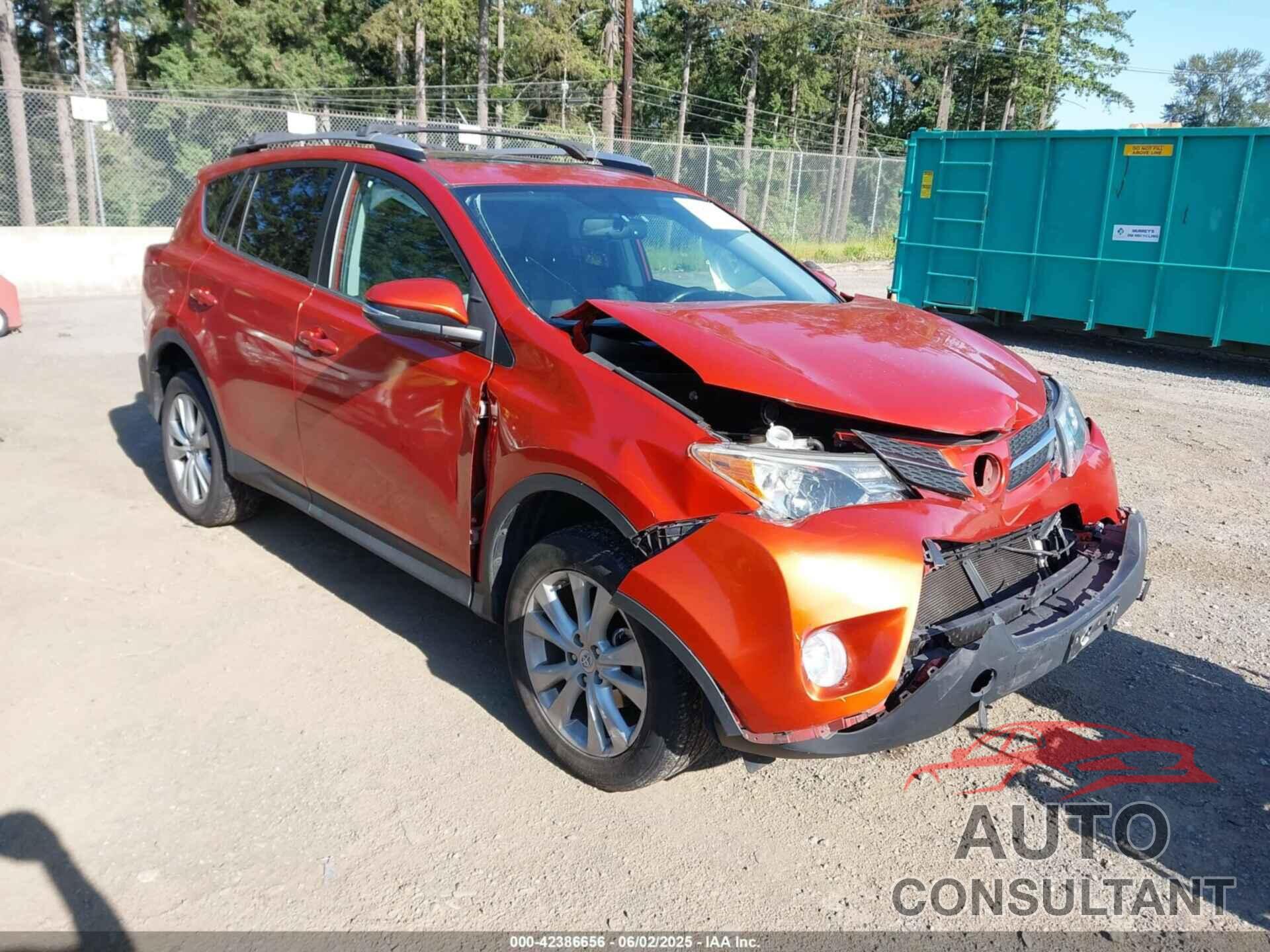 TOYOTA RAV4 2015 - 2T3DFREVXFW292849