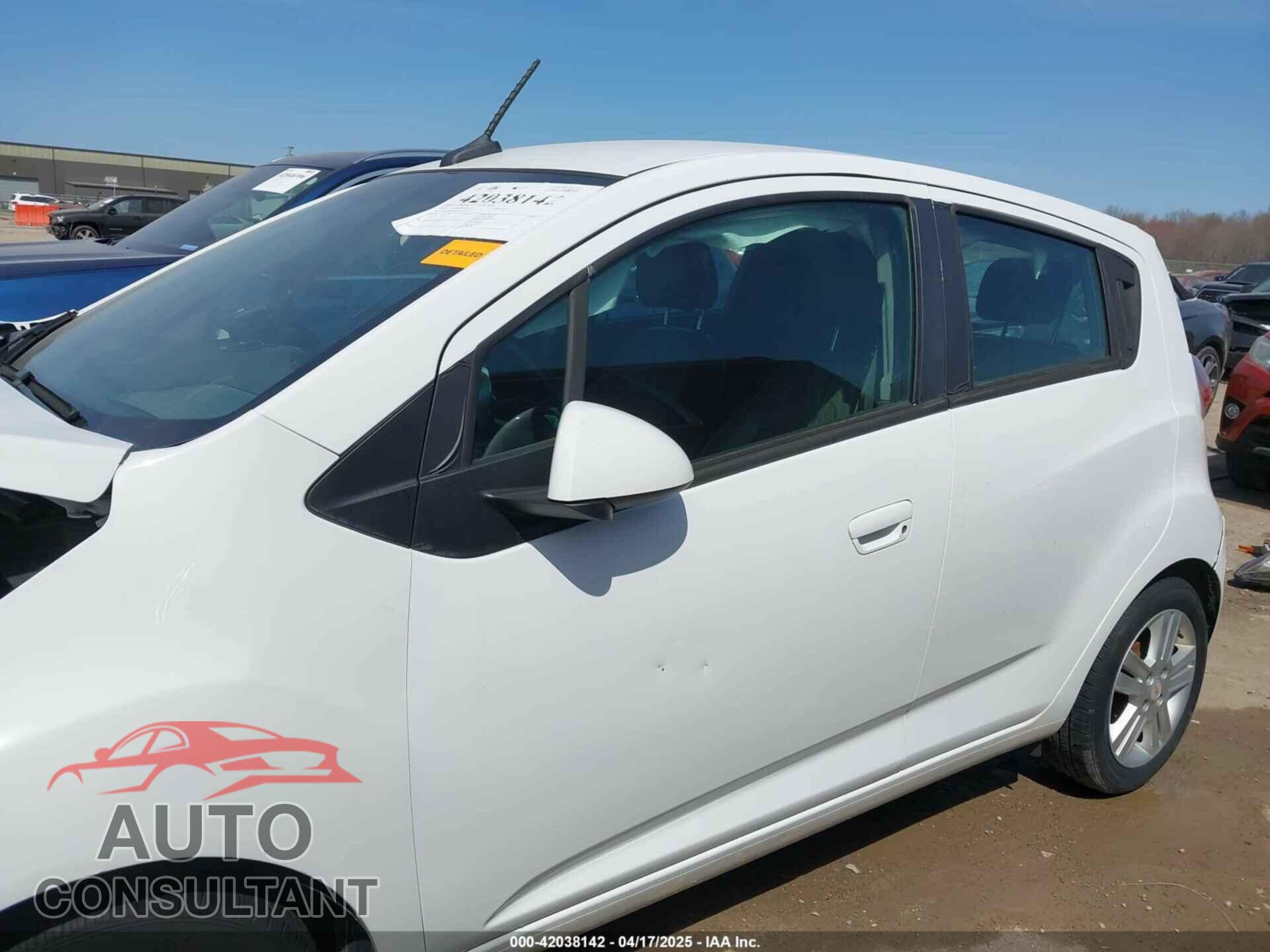 CHEVROLET SPARK 2013 - KL8CD6S94DC582925