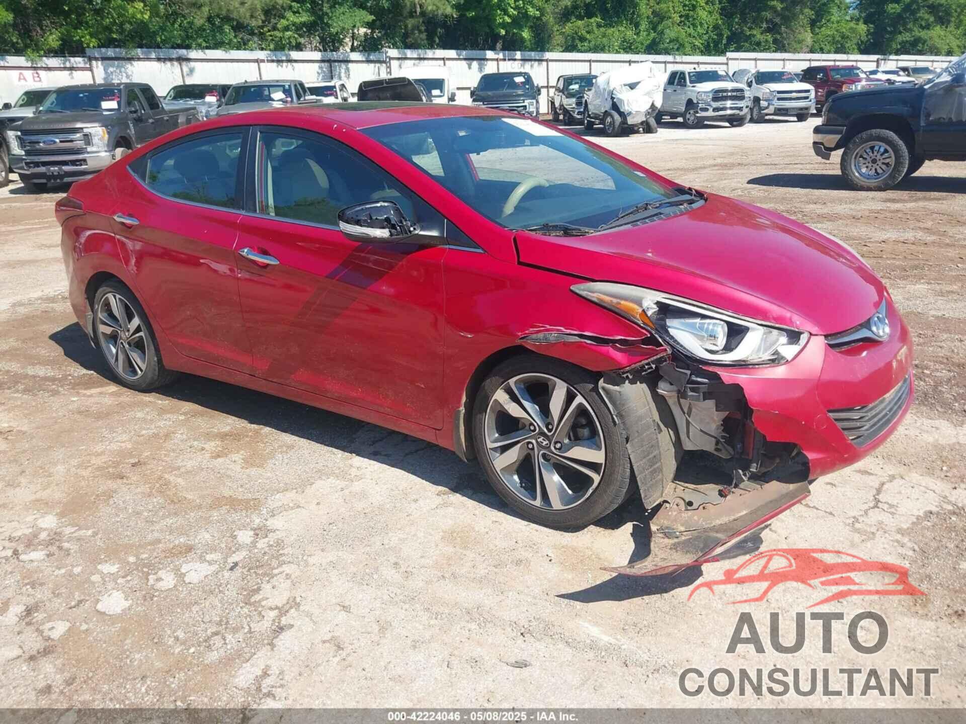 HYUNDAI ELANTRA 2015 - KMHDH4AE9FU322368