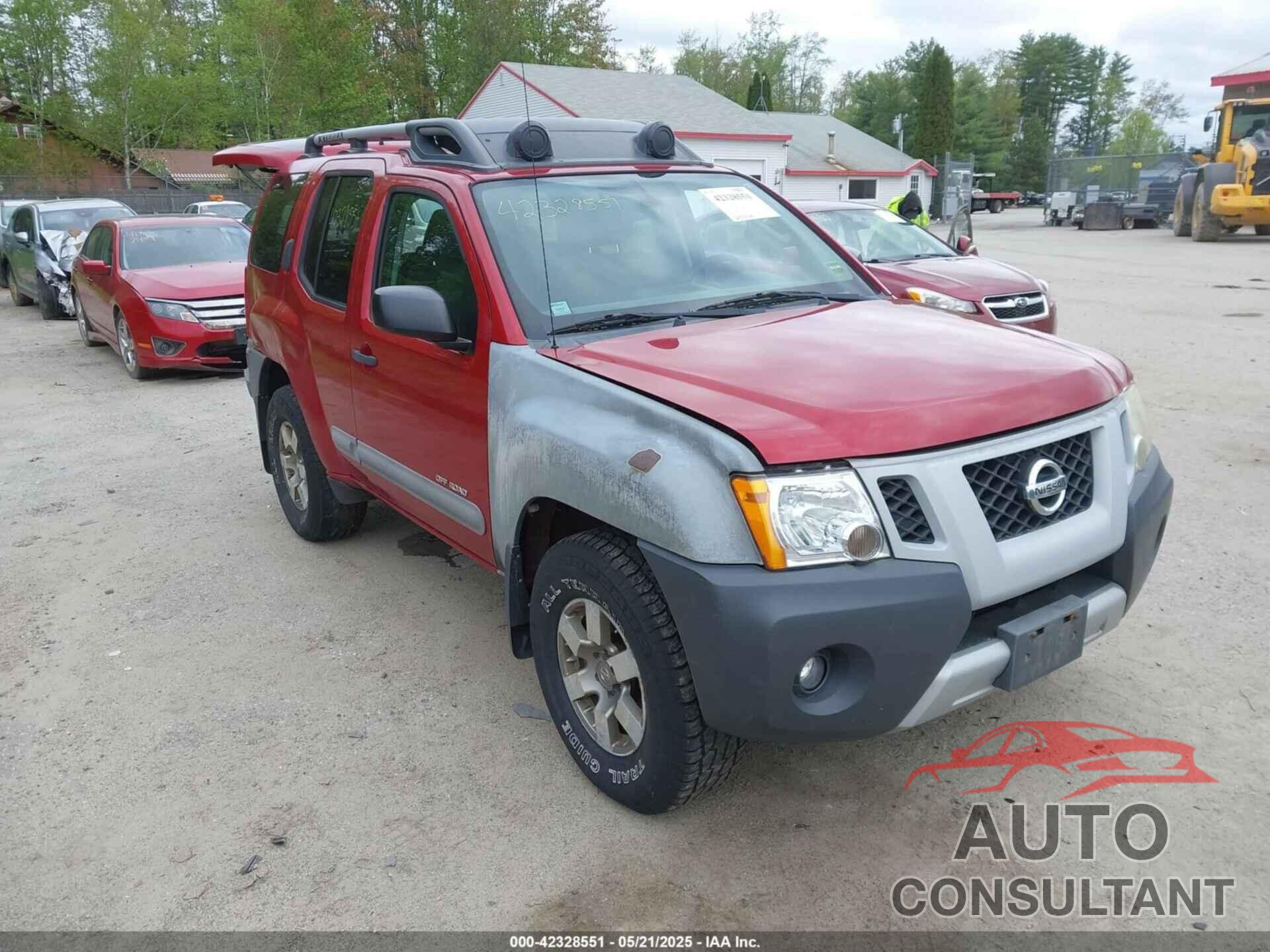 NISSAN XTERRA 2010 - 5N1AN0NW1AC516771