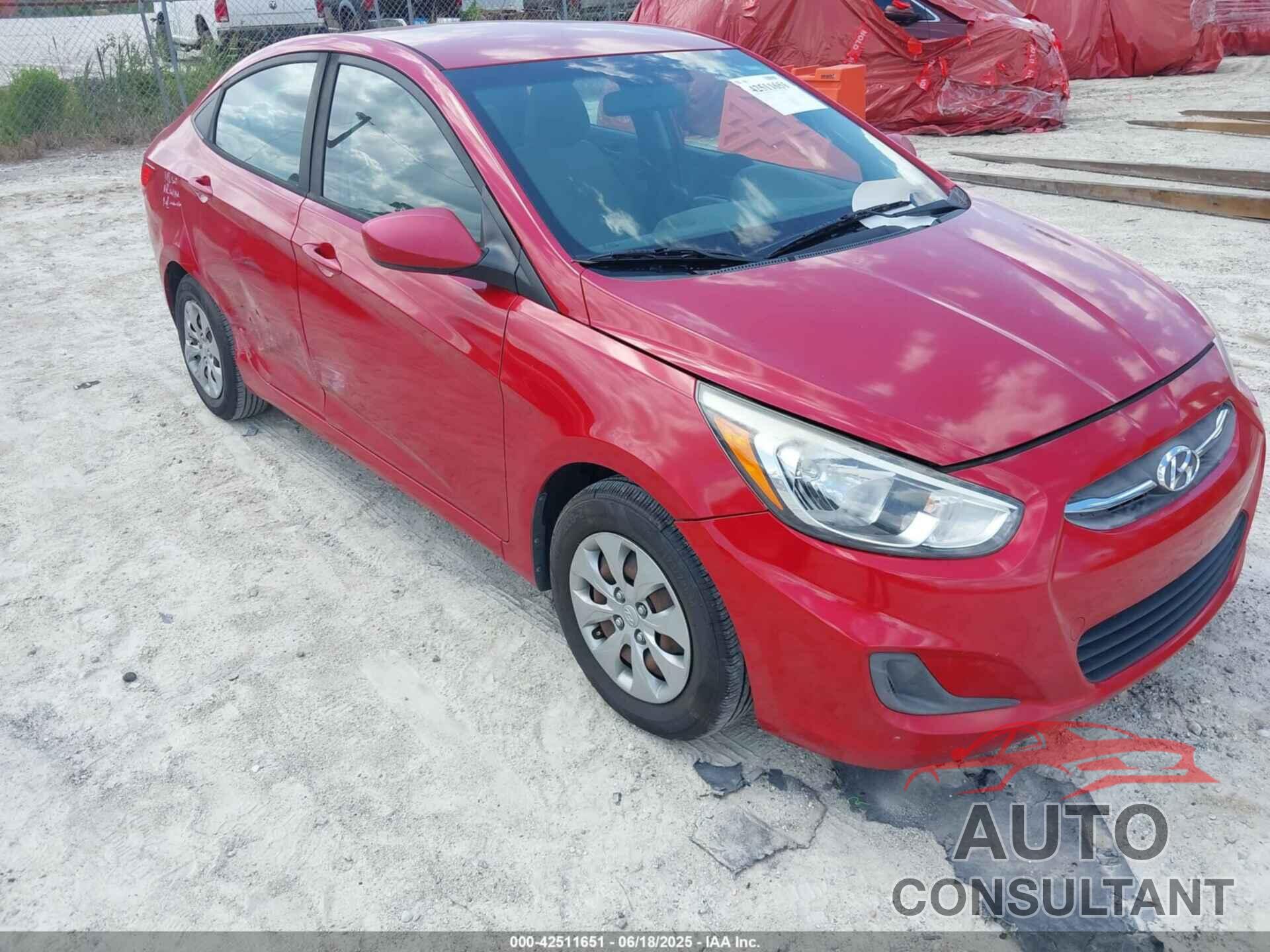 HYUNDAI ACCENT 2017 - KMHCT4AE5HU171915