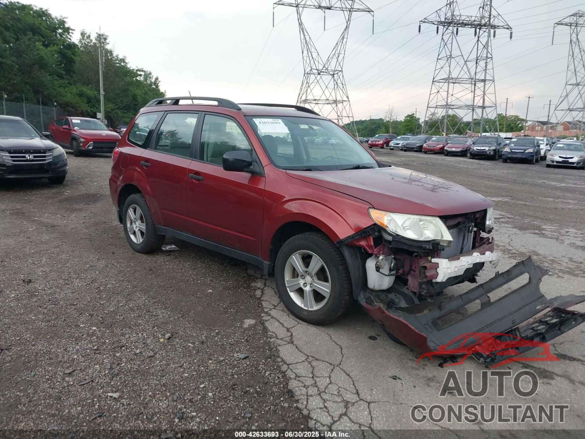 SUBARU FORESTER 2012 - JF2SHABC9CH412715