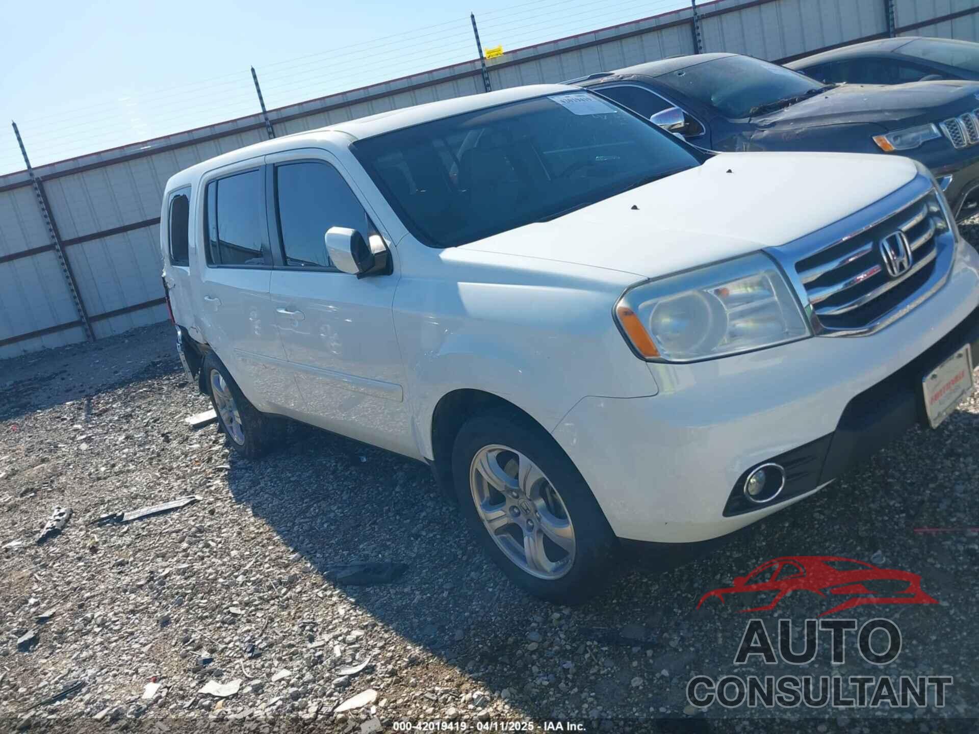HONDA PILOT 2013 - 5FNYF3H57DB022202