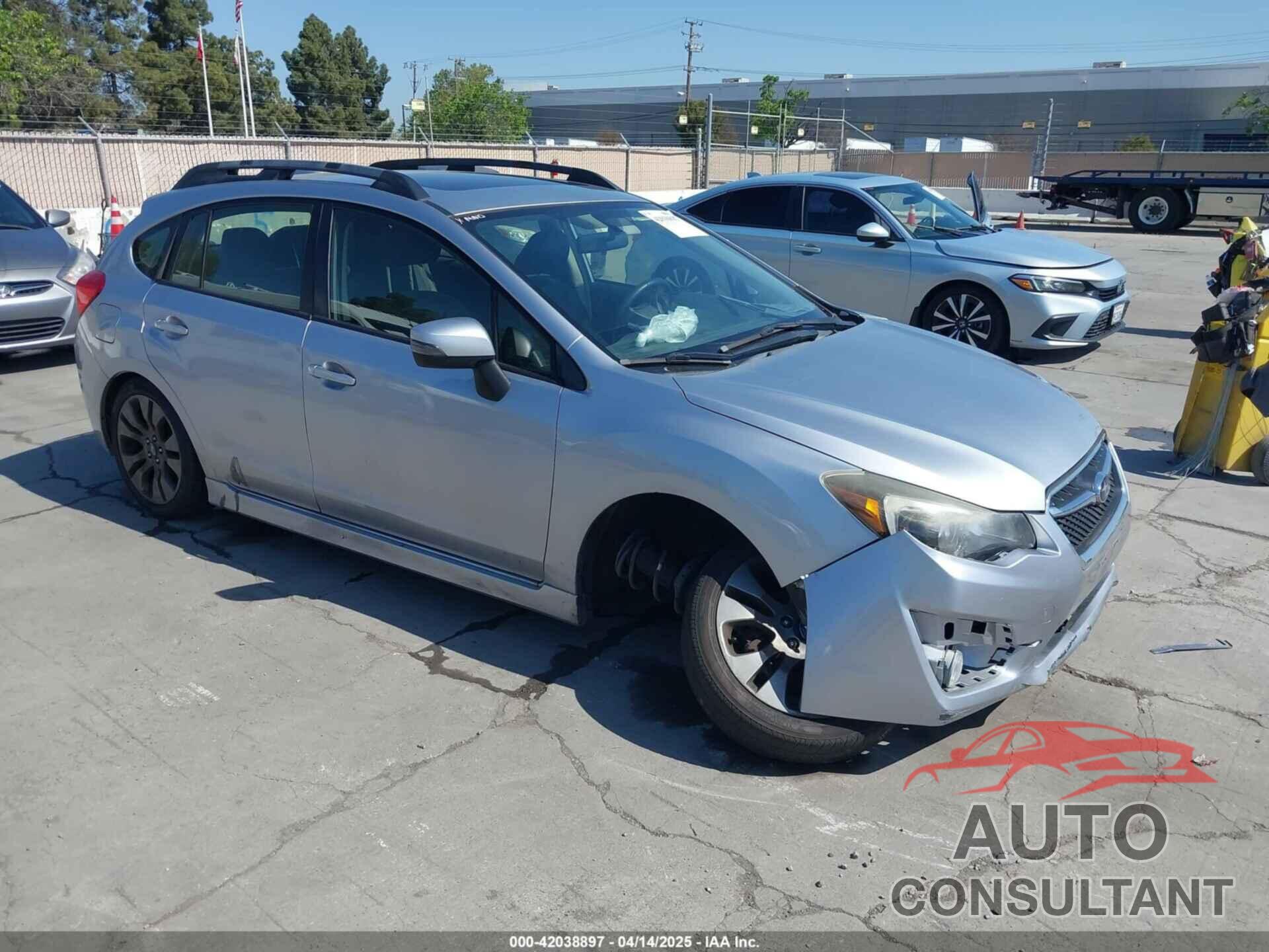 SUBARU IMPREZA 2016 - JF1GPAU65G8219343