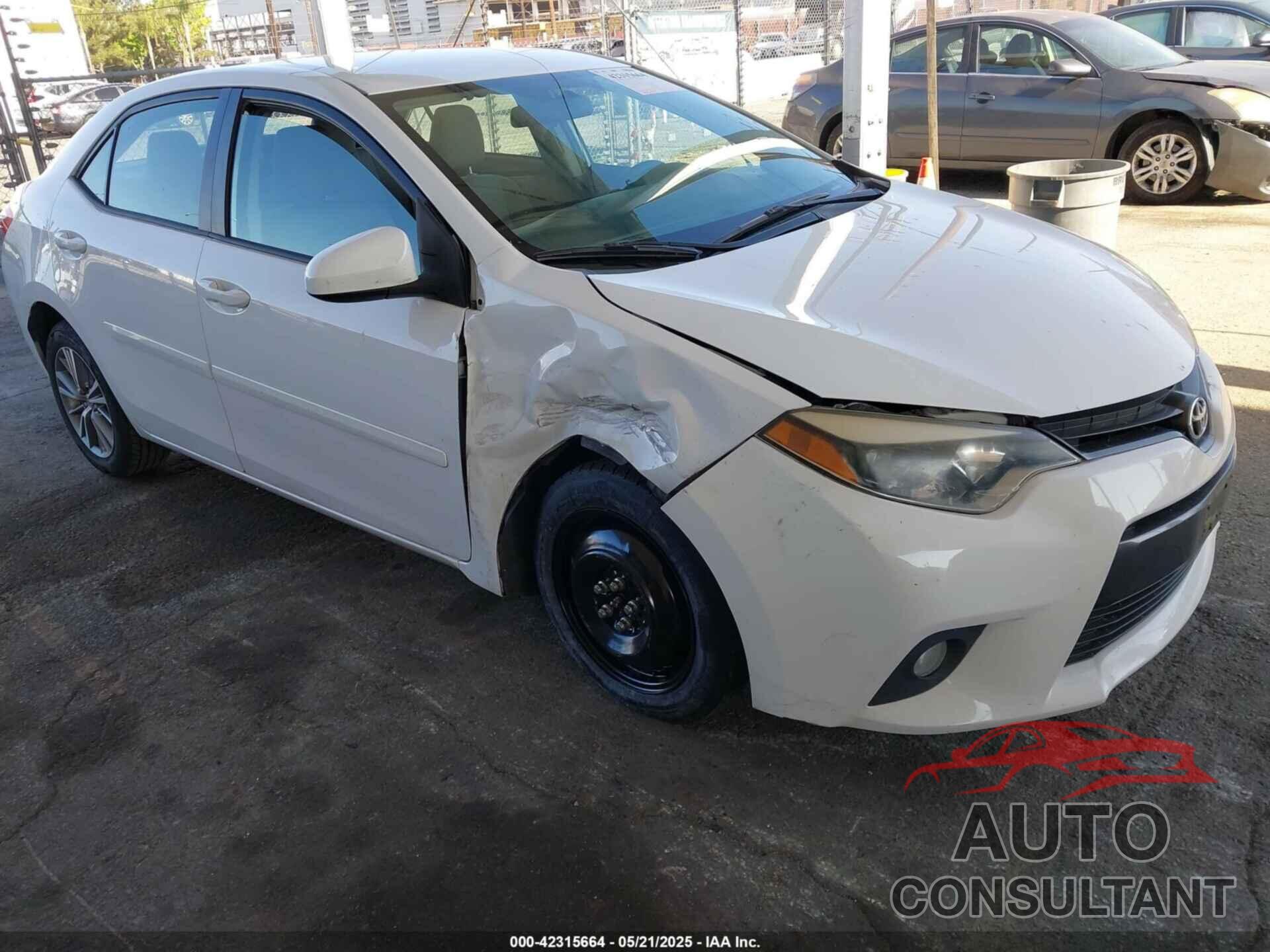 TOYOTA COROLLA 2015 - 2T1BURHE8FC401120