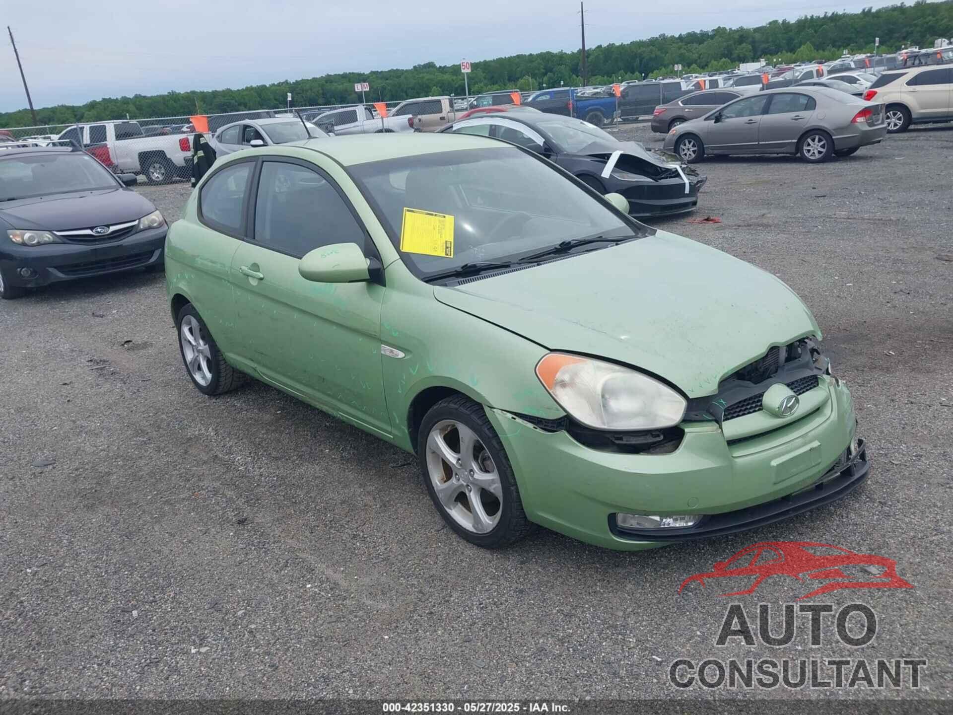 HYUNDAI ACCENT 2009 - KMHCN36C19U134535
