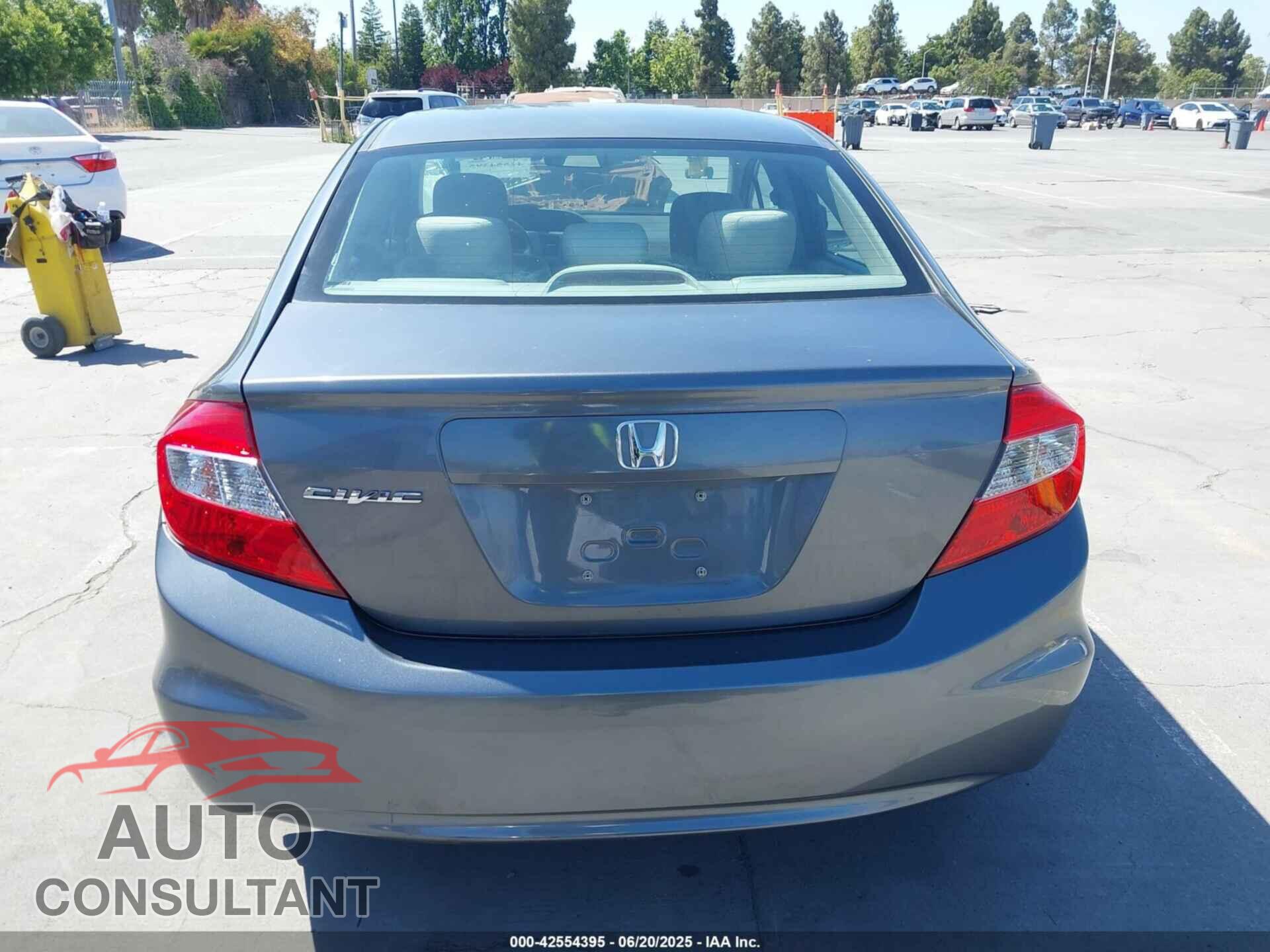 HONDA CIVIC 2012 - 19XFB2F5XCE389812