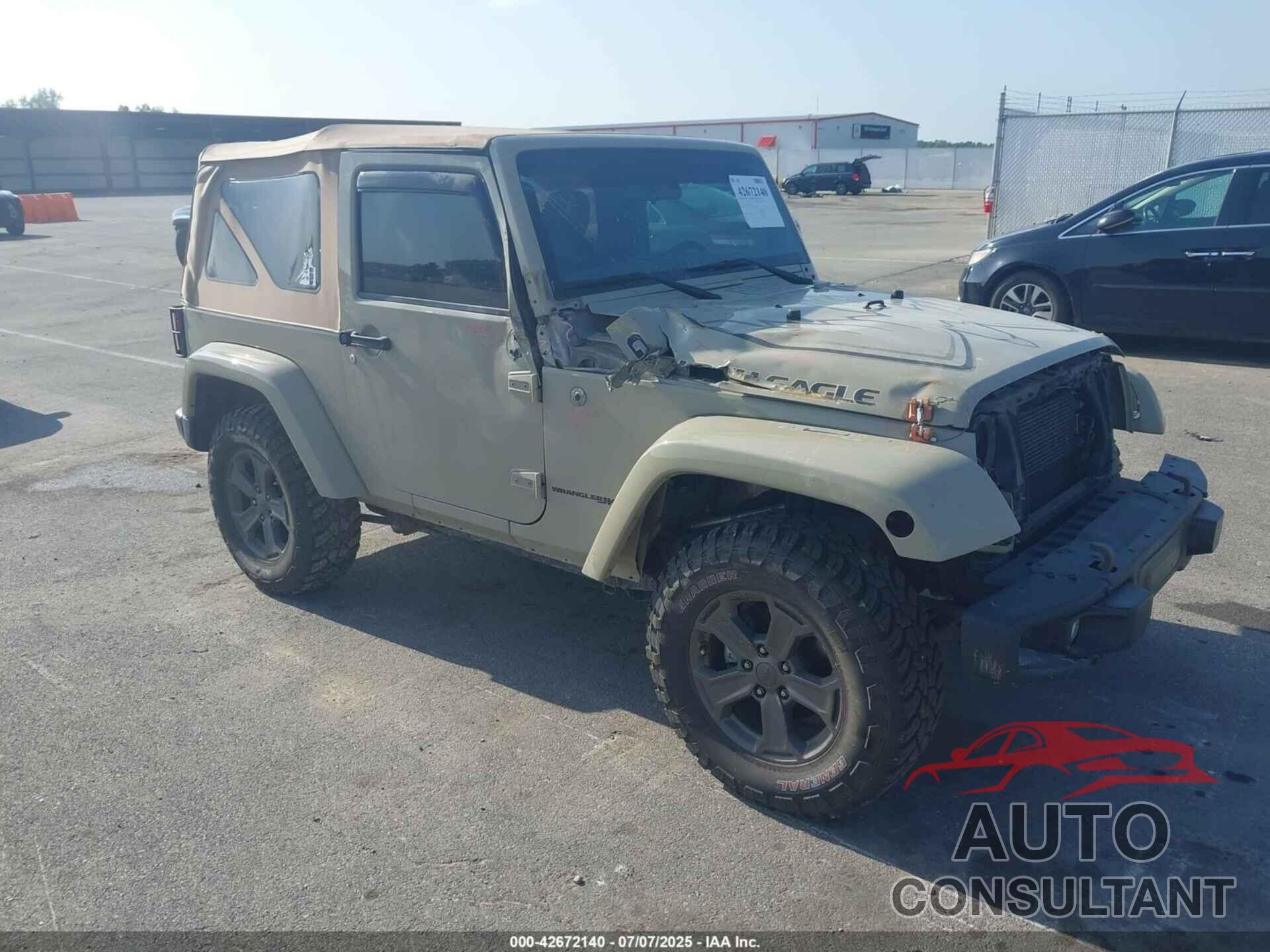 JEEP WRANGLER JK 2018 - 1C4AJWAGXJL924901