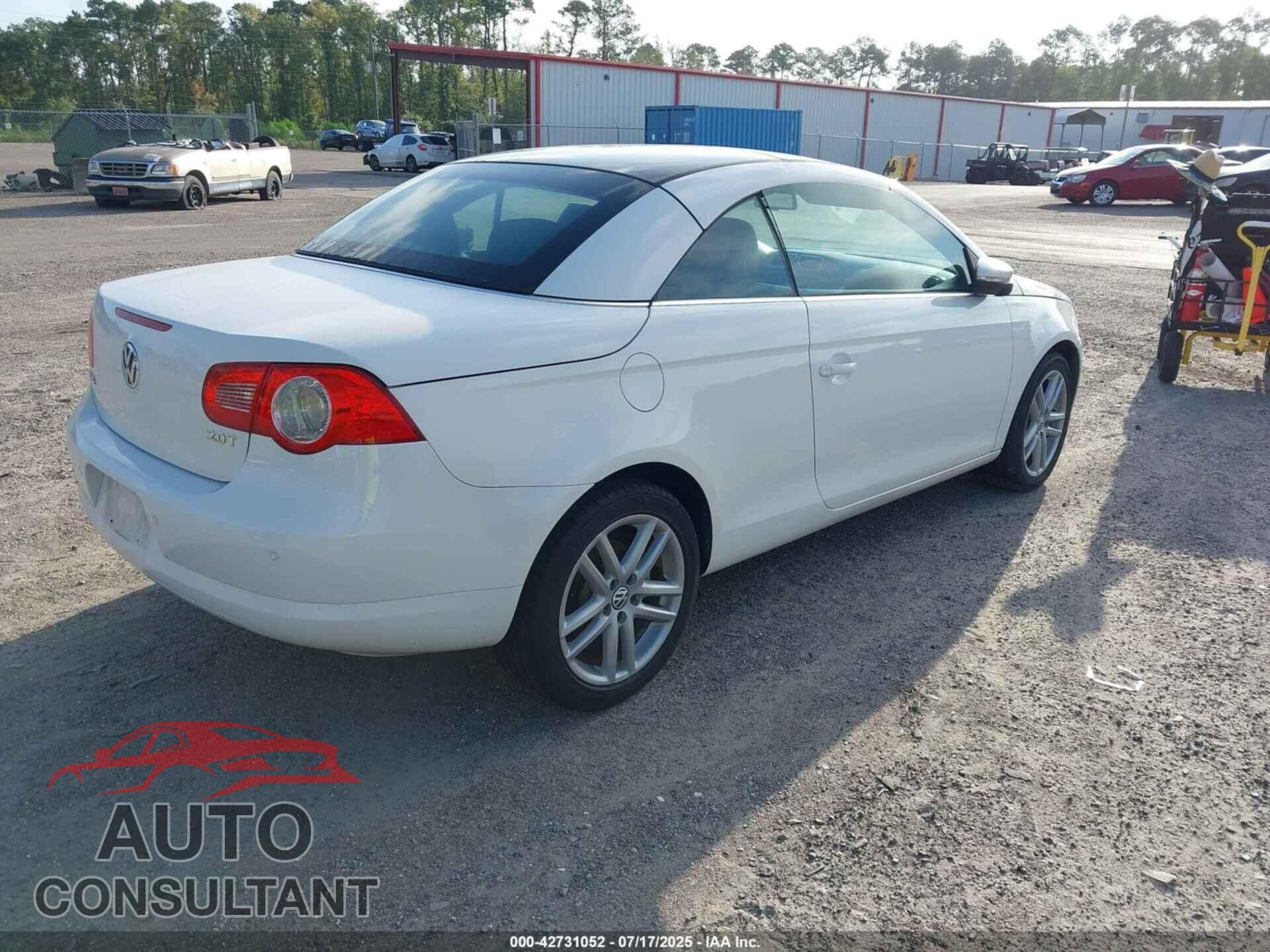 VOLKSWAGEN EOS 2009 - WVWFA71FX9V016130