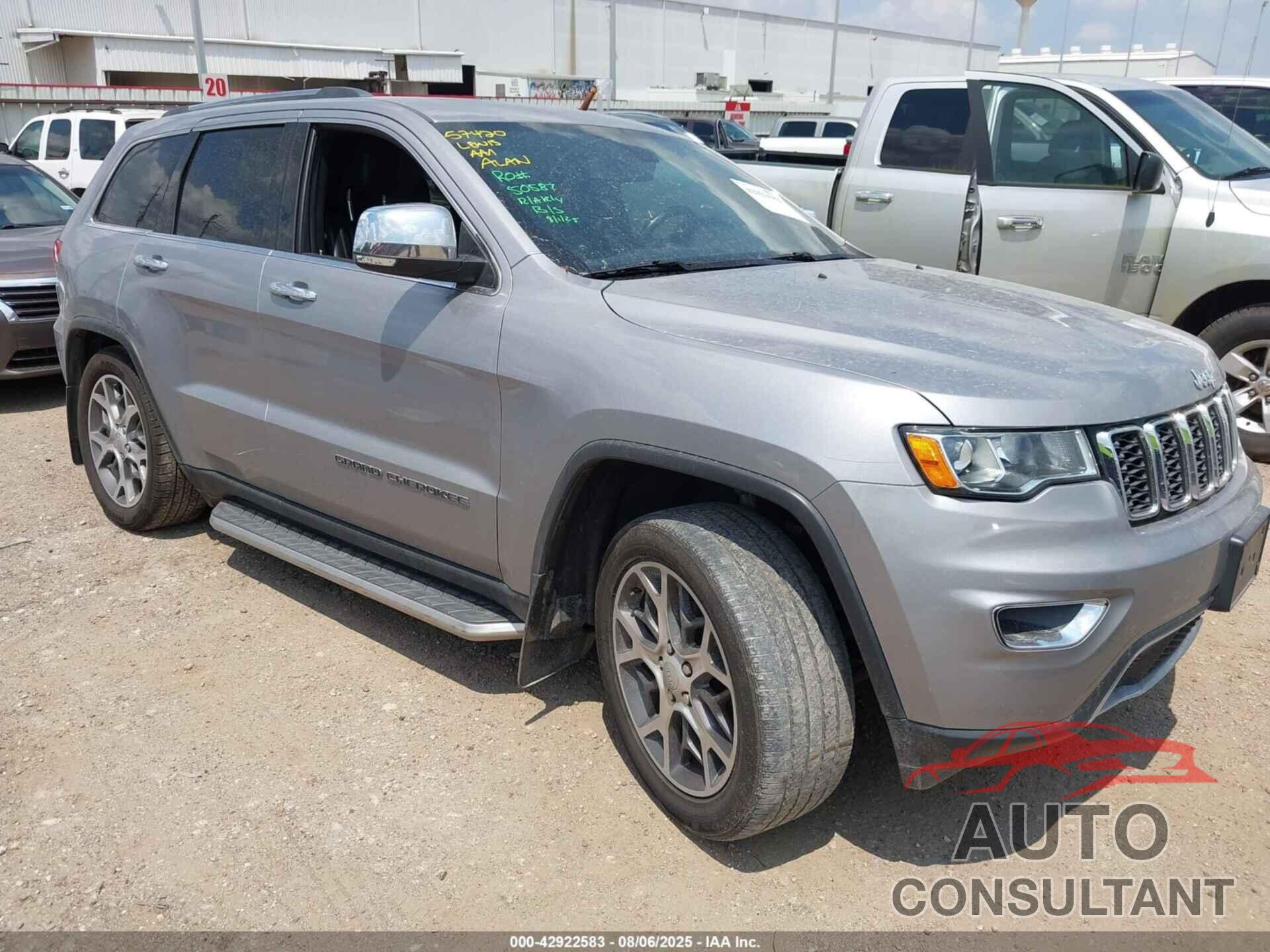 JEEP GRAND CHEROKEE 2019 - 1C4RJEBG2KC857949