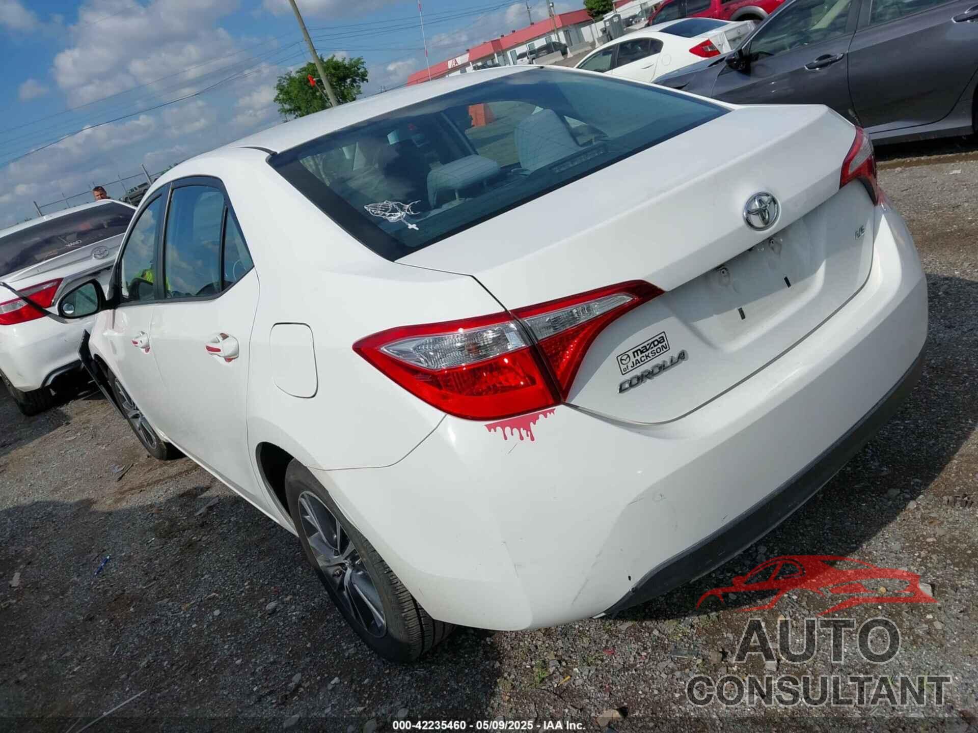 TOYOTA COROLLA 2016 - 2T1BURHE7GC570630