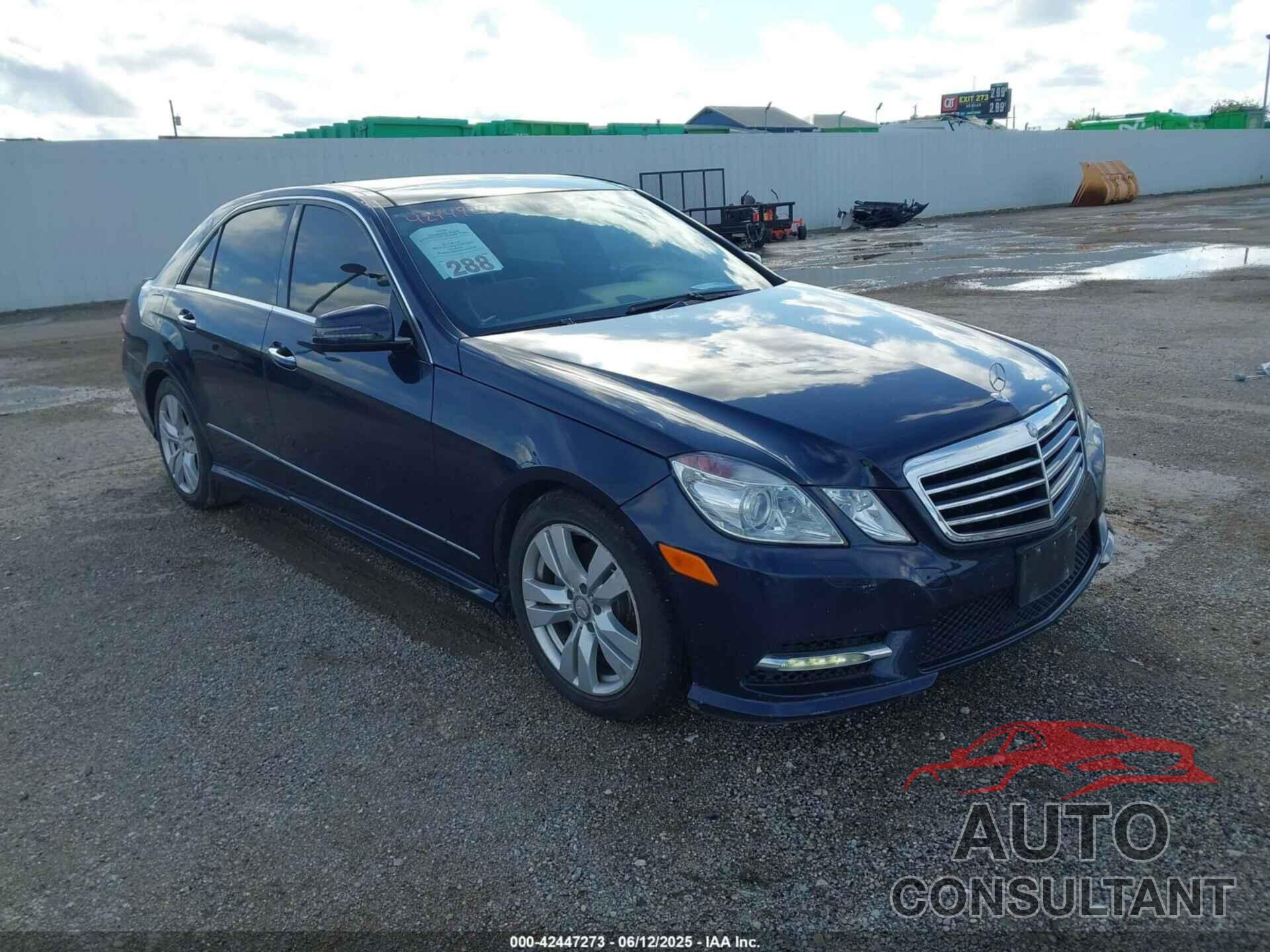 MERCEDES-BENZ E 350 2013 - WDDHF8JB3DA763748