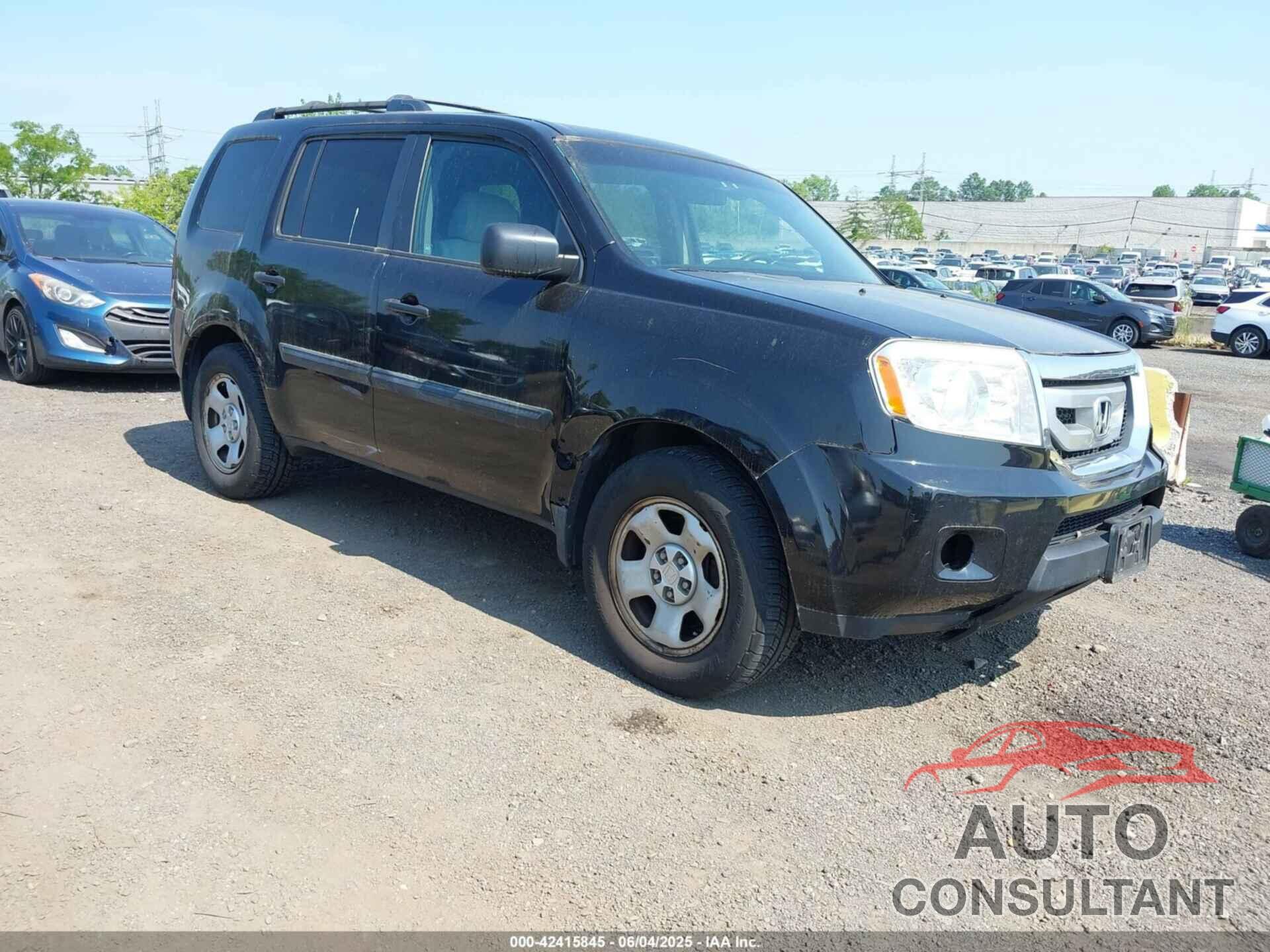 HONDA PILOT 2011 - 5FNYF4H26BB073375