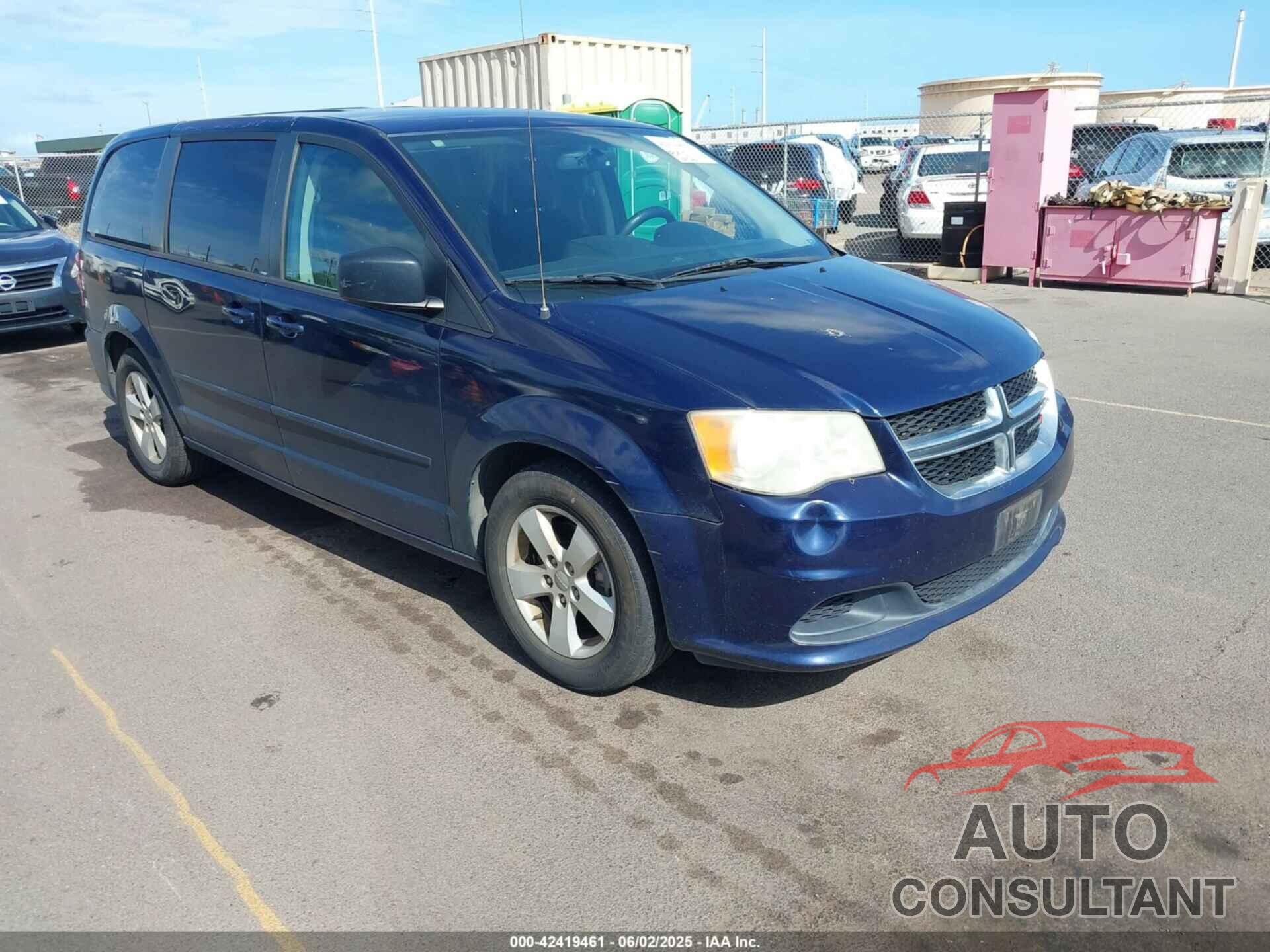 DODGE GRAND CARAVAN 2013 - 2C4RDGBGXDR683433