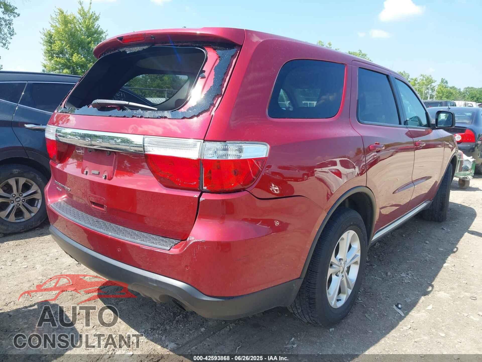 DODGE DURANGO 2013 - 1C4RDJAG9DC691126