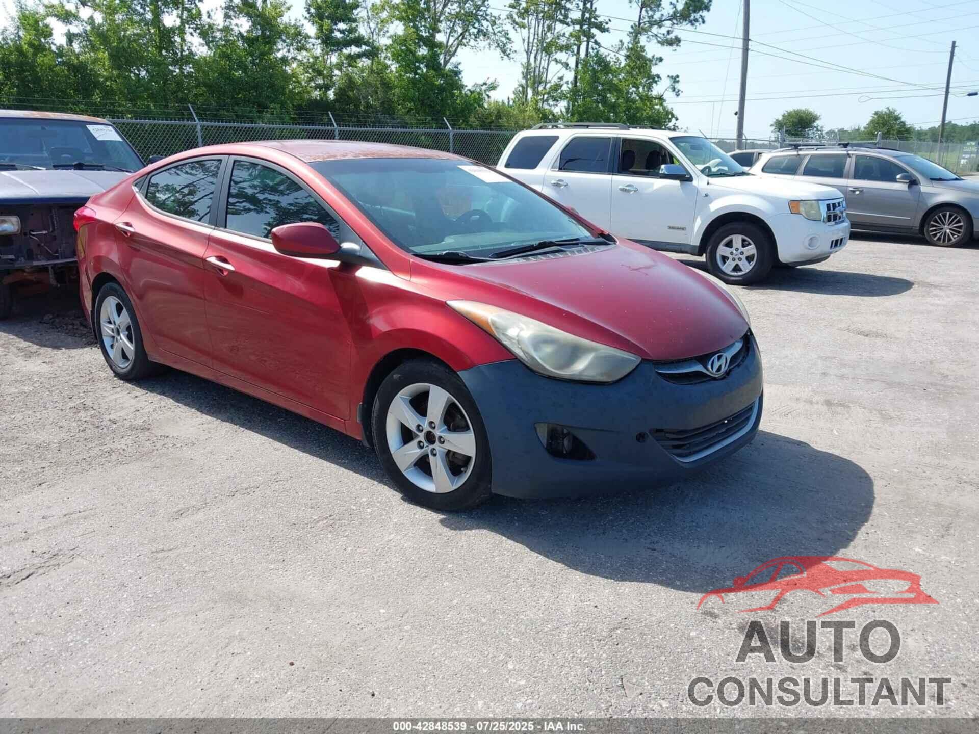 HYUNDAI ELANTRA 2013 - 5NPDH4AE5DH344766