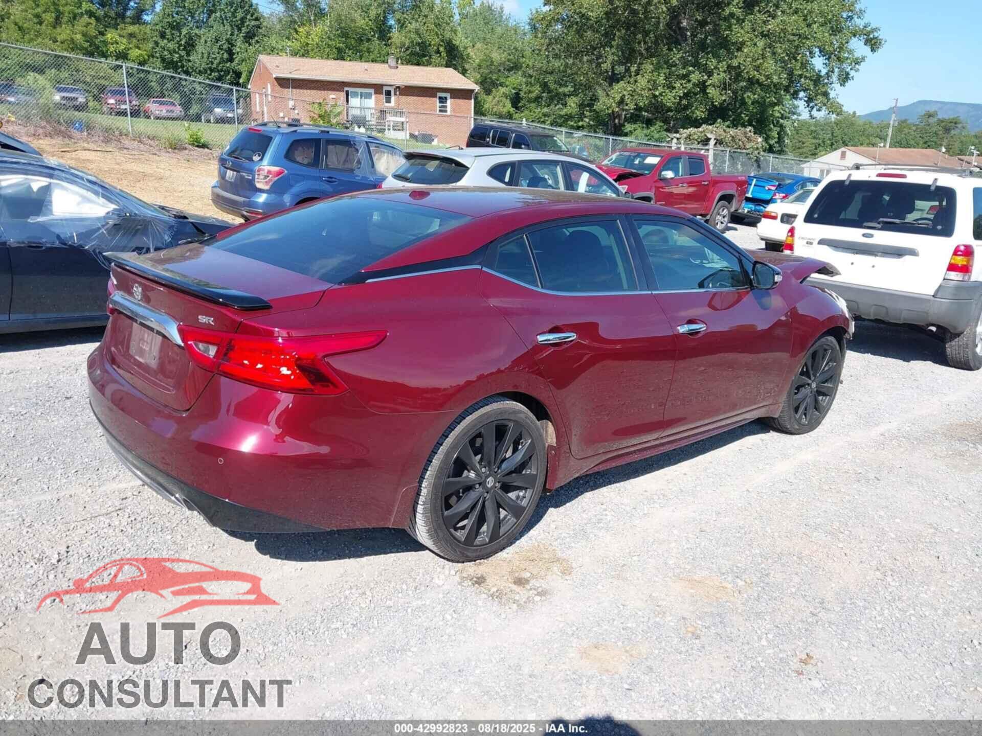 NISSAN MAXIMA 2017 - 1N4AA6APXHC433230