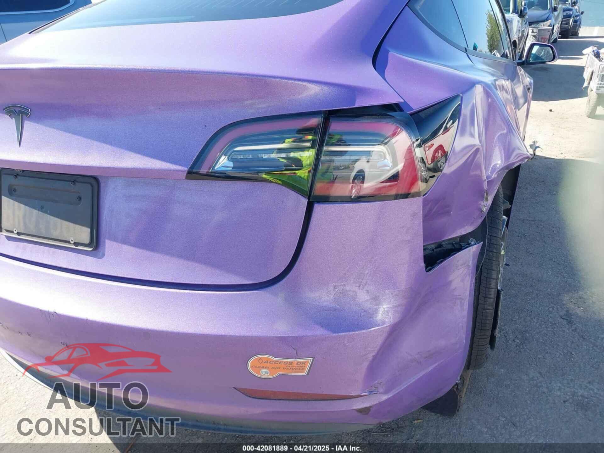 TESLA MODEL 3 2020 - 5YJ3E1EA0LF739462