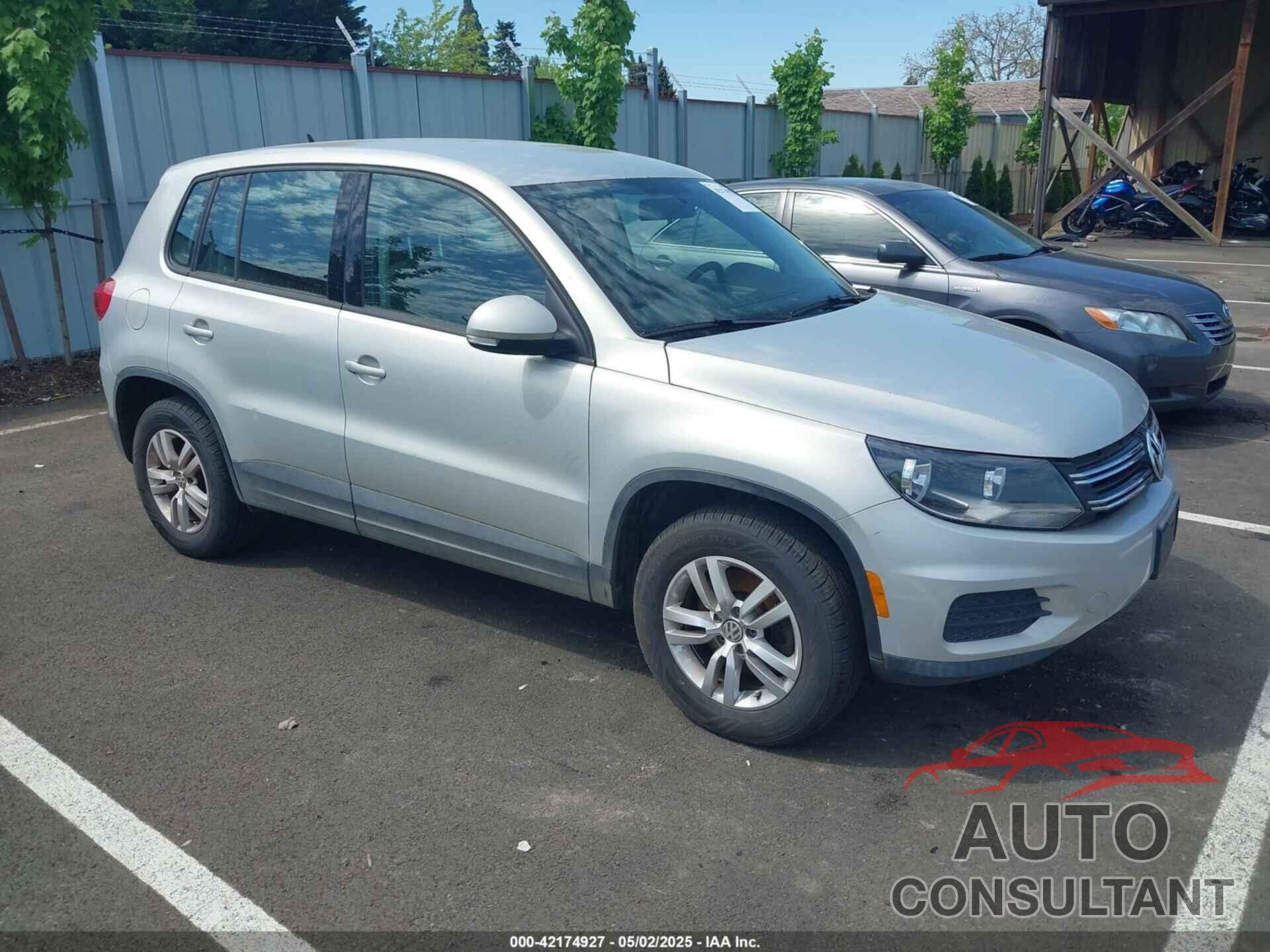 VOLKSWAGEN TIGUAN 2013 - WVGBV7AX3DW552606