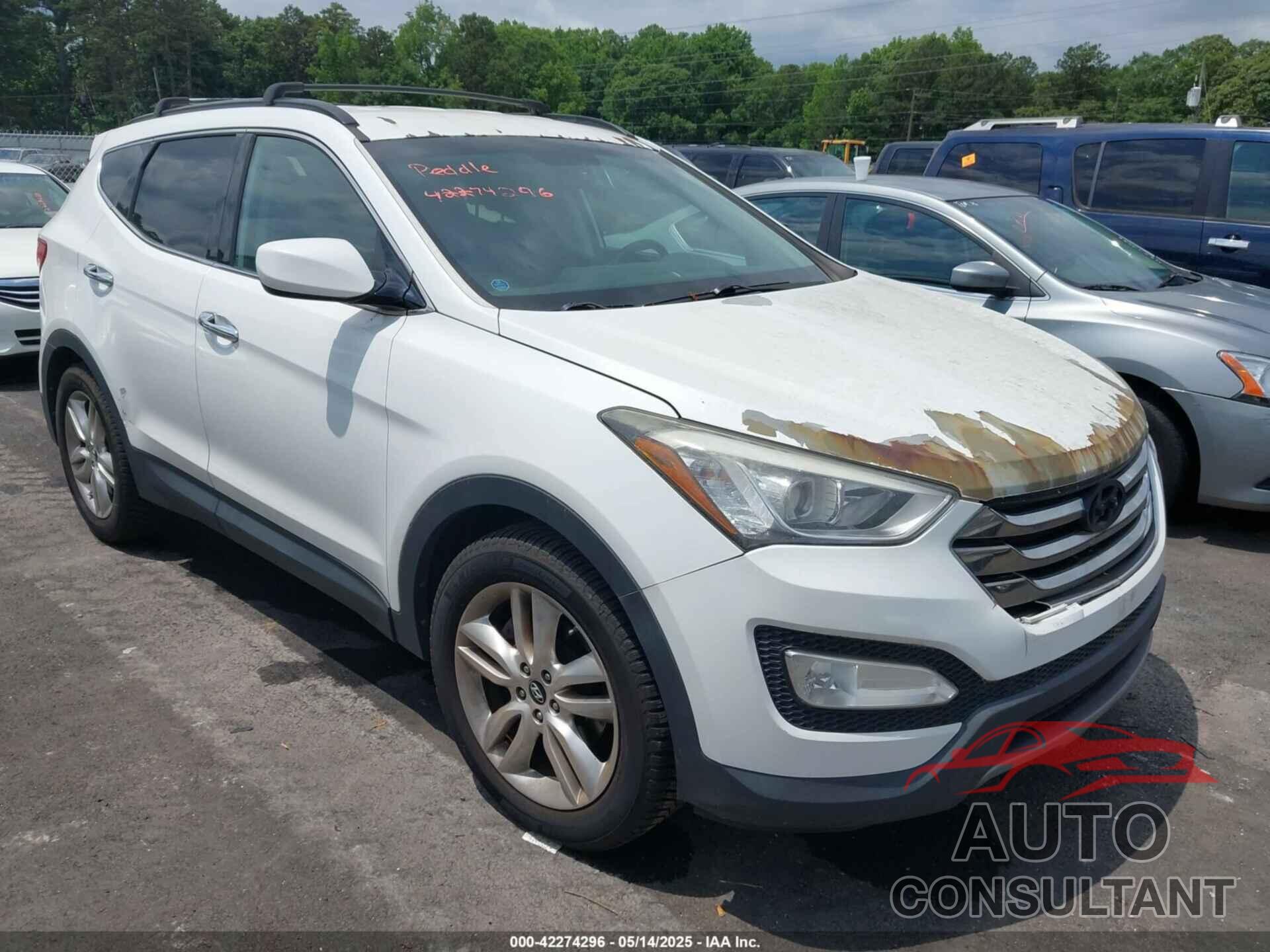 HYUNDAI SANTA FE 2013 - 5XYZU3LA9DG113558