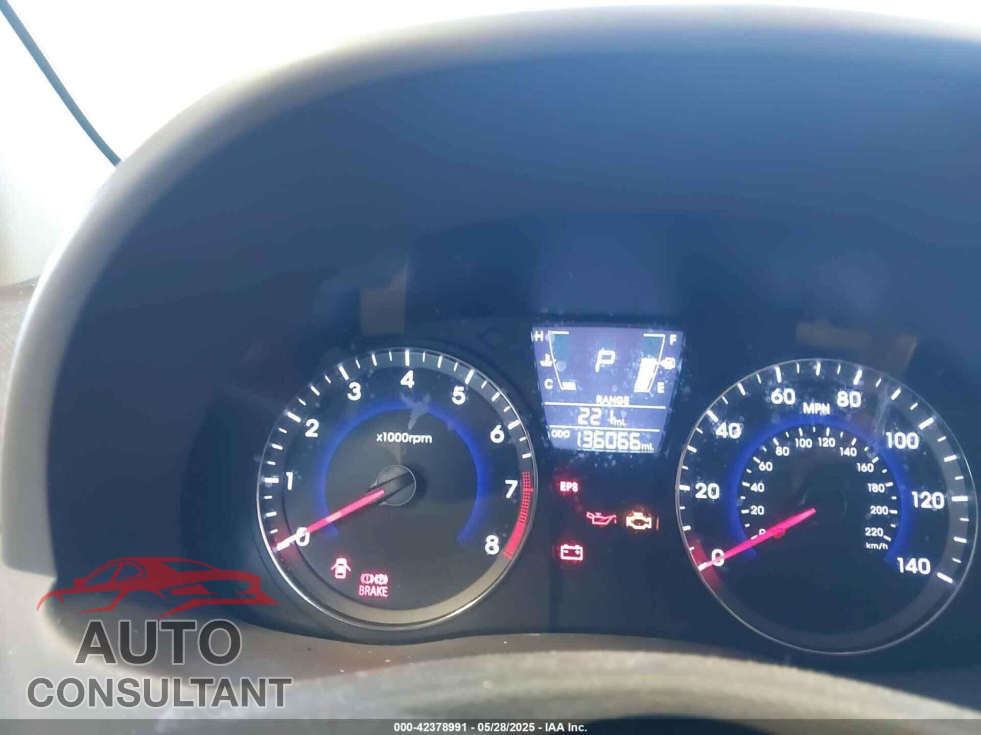 HYUNDAI ACCENT 2013 - KMHCT4AE3DU554598