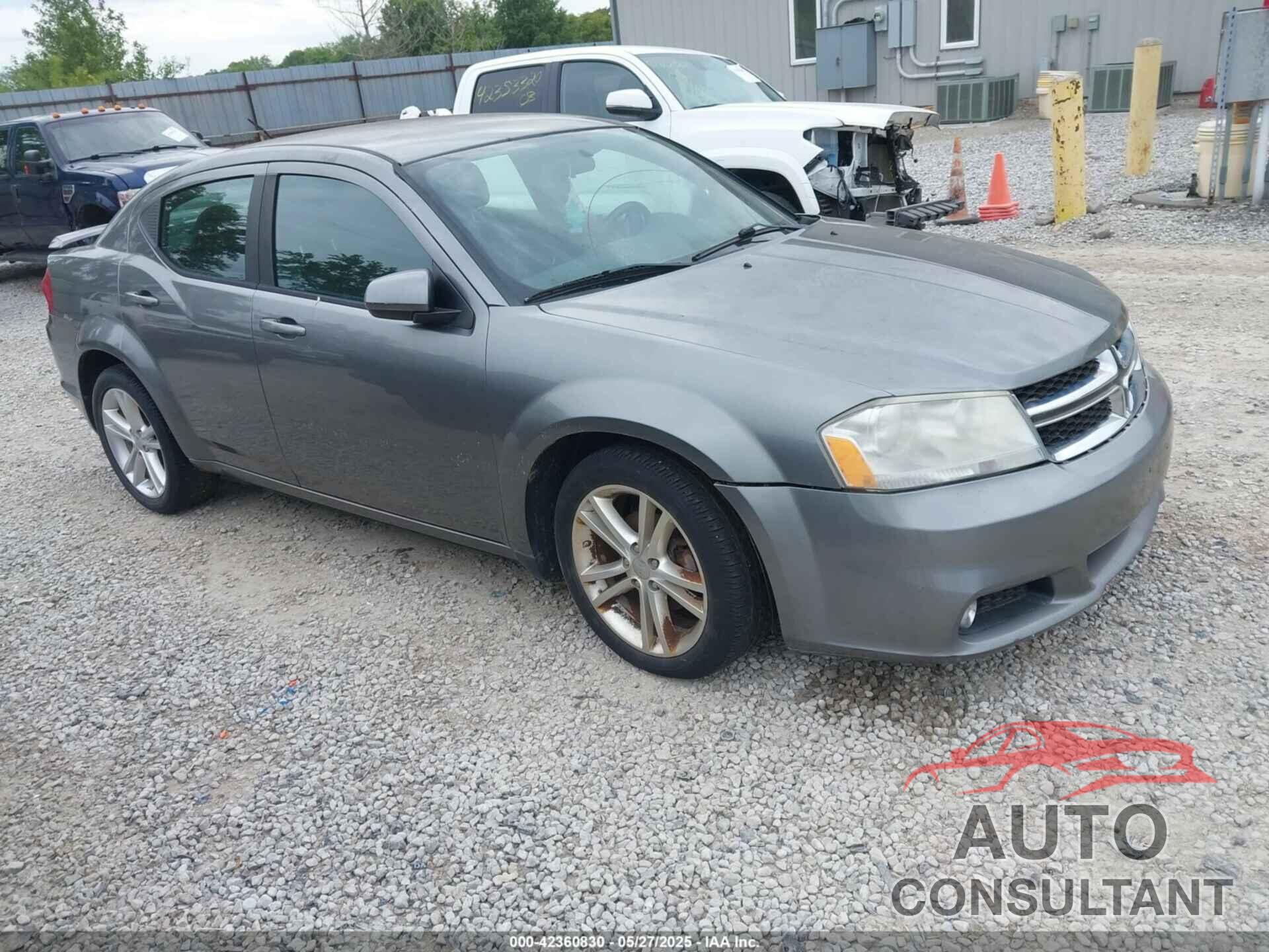 DODGE AVENGER 2012 - 1C3CDZCB9CN265806