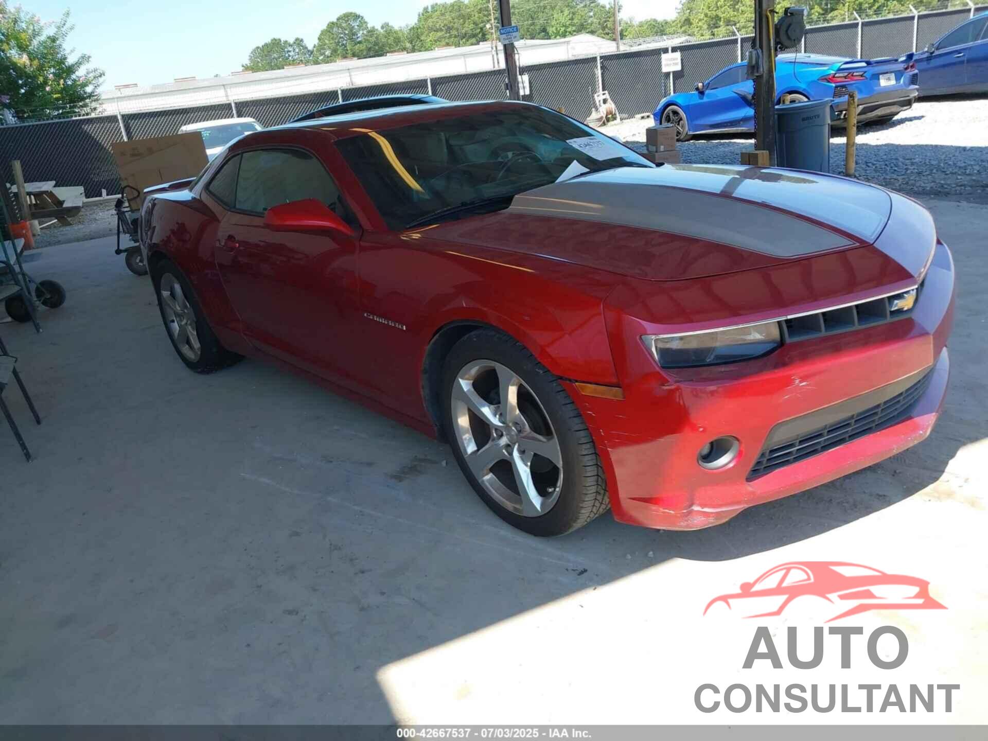 CHEVROLET CAMARO 2014 - 2G1FC1E33E9246430