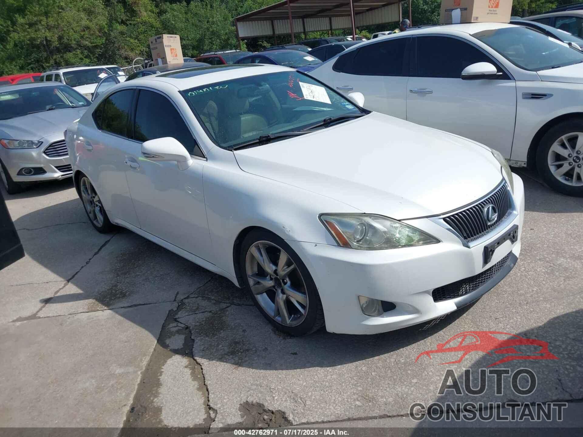 LEXUS IS 250 2009 - JTHBK262995088942