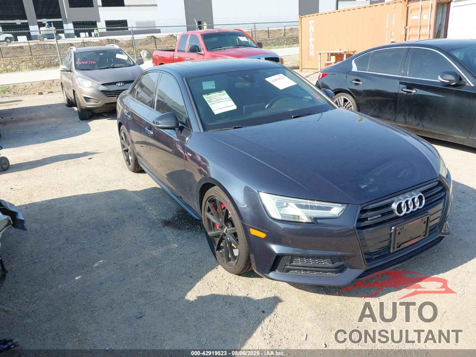AUDI A4 2018 - WAUENAF40JA129808