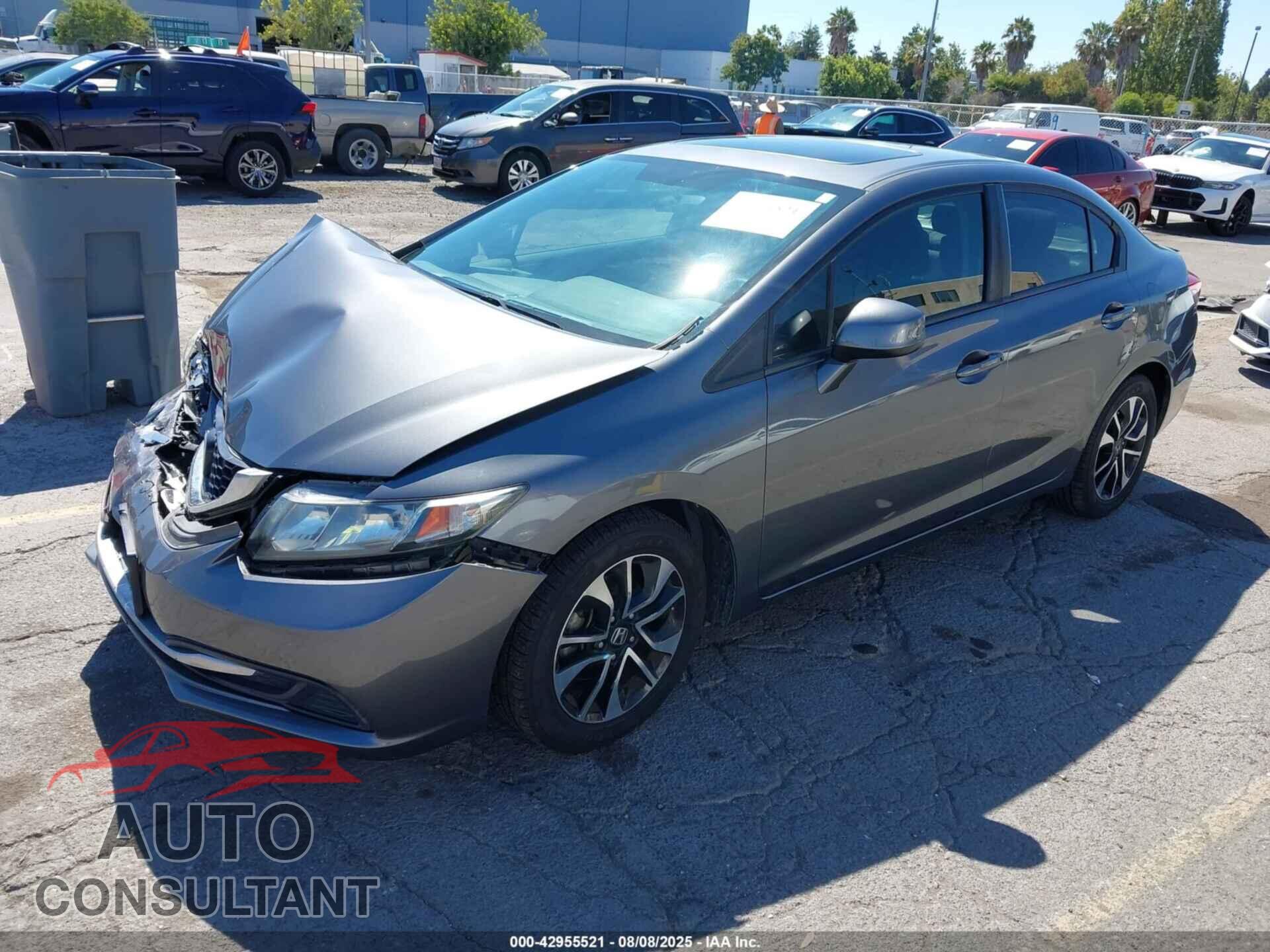 HONDA CIVIC 2013 - 19XFB2F8XDE229487