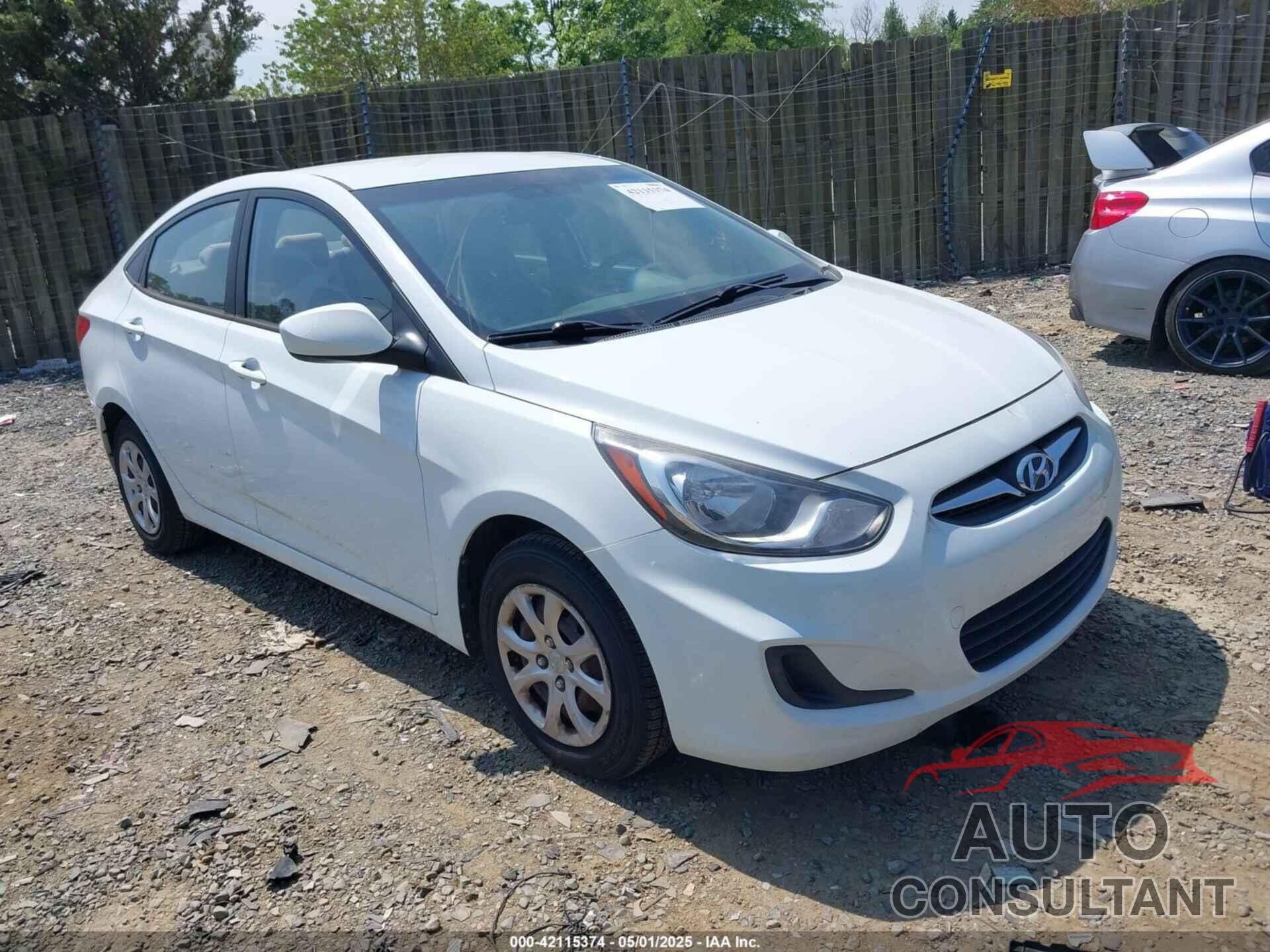 HYUNDAI ACCENT 2013 - KMHCT4AEXDU532291