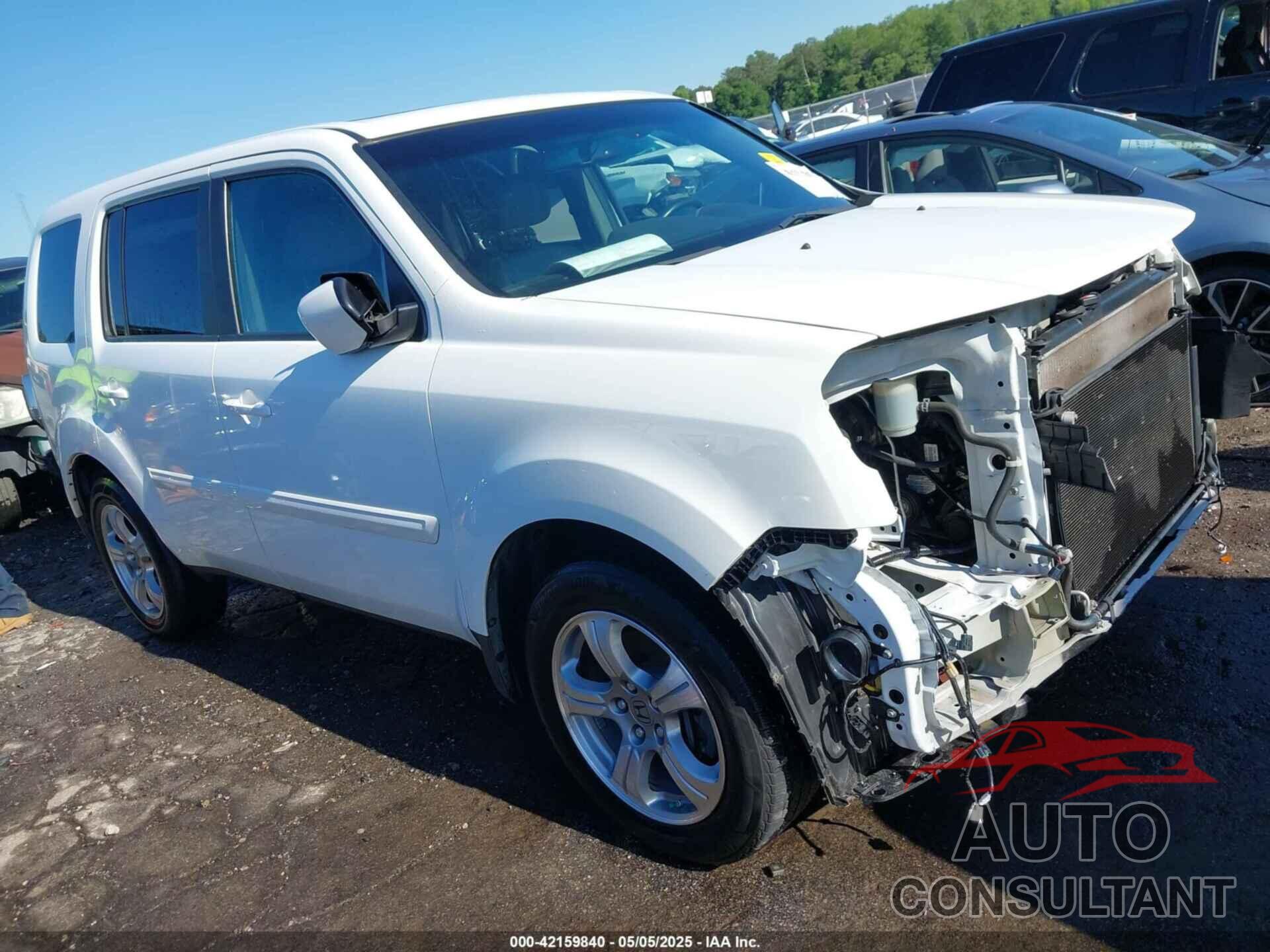 HONDA PILOT 2012 - 5FNYF3H54CB025654