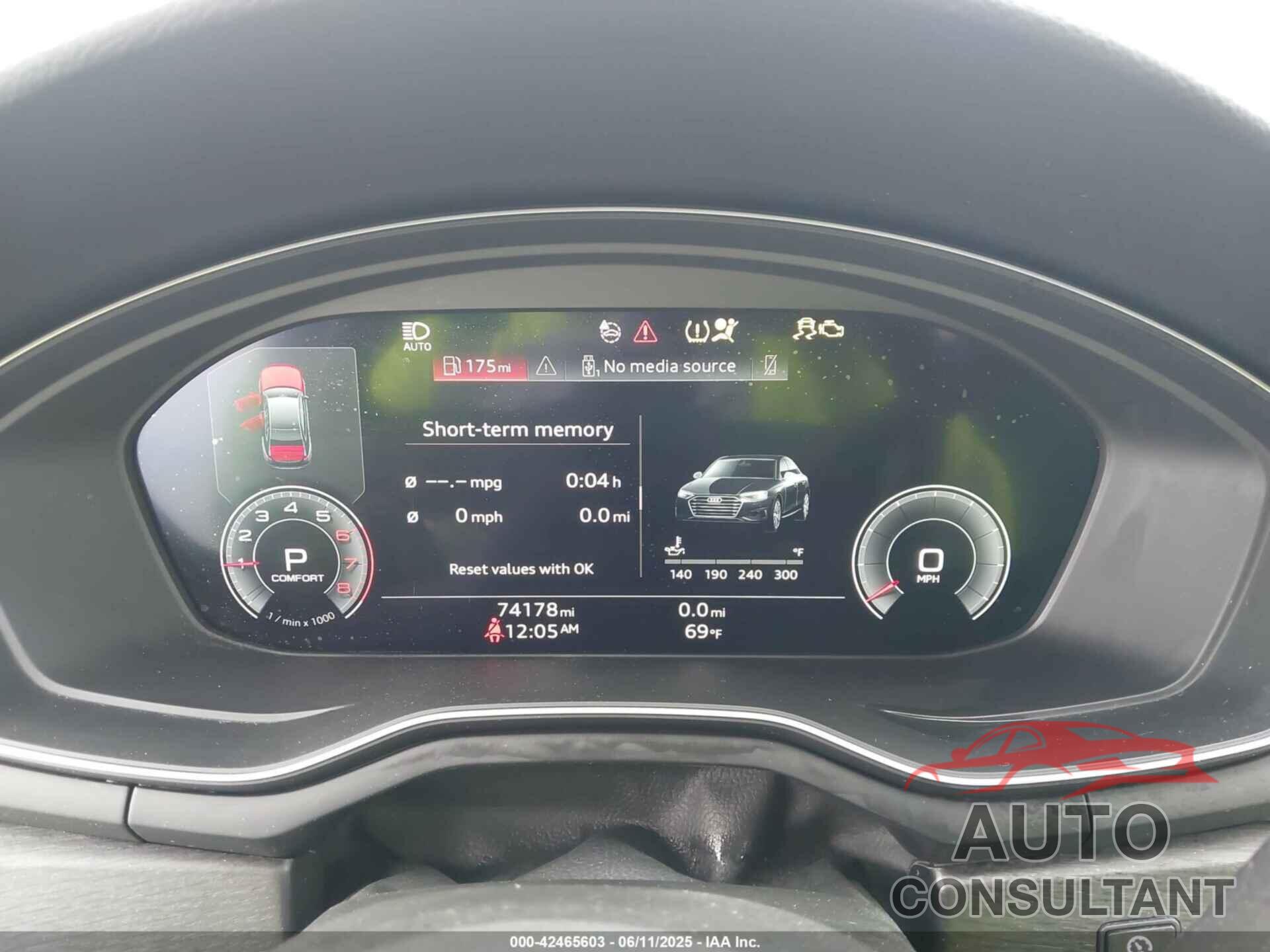 AUDI A4 2020 - WAUHMAF41LN004876
