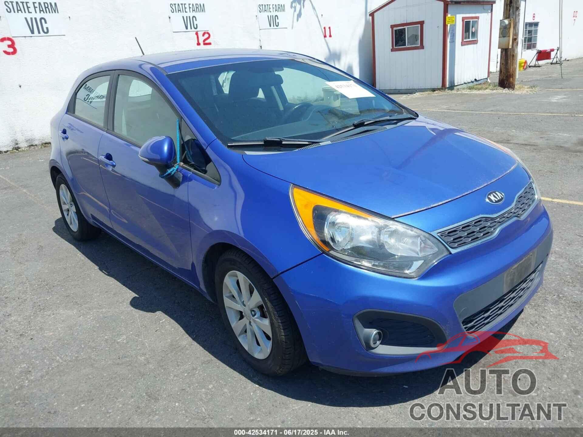 KIA RIO 2013 - KNADN5A33D6177828