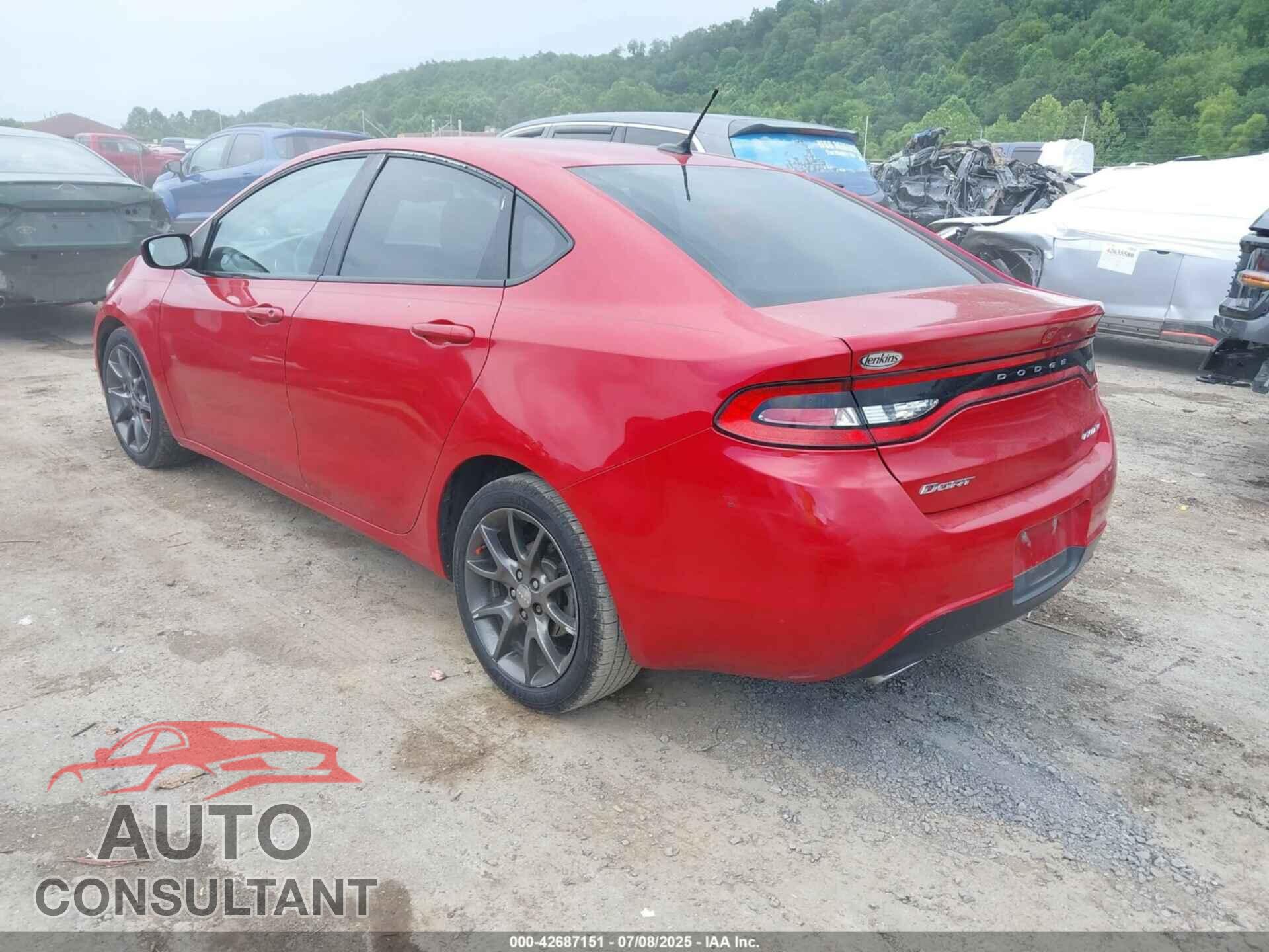 DODGE DART 2013 - 1C3CDFBA1DD295235